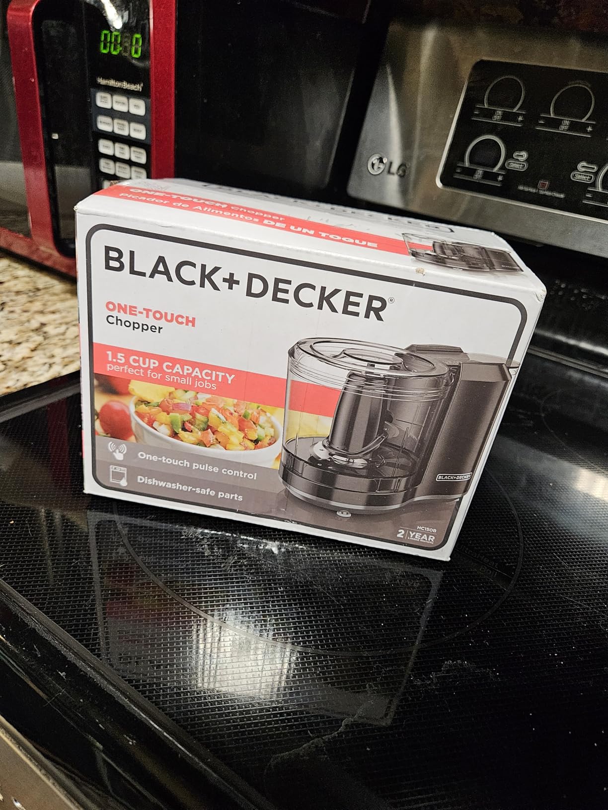 BLACK+DECKER 3-Cup One-Touch Food Chopper customer photo 2
