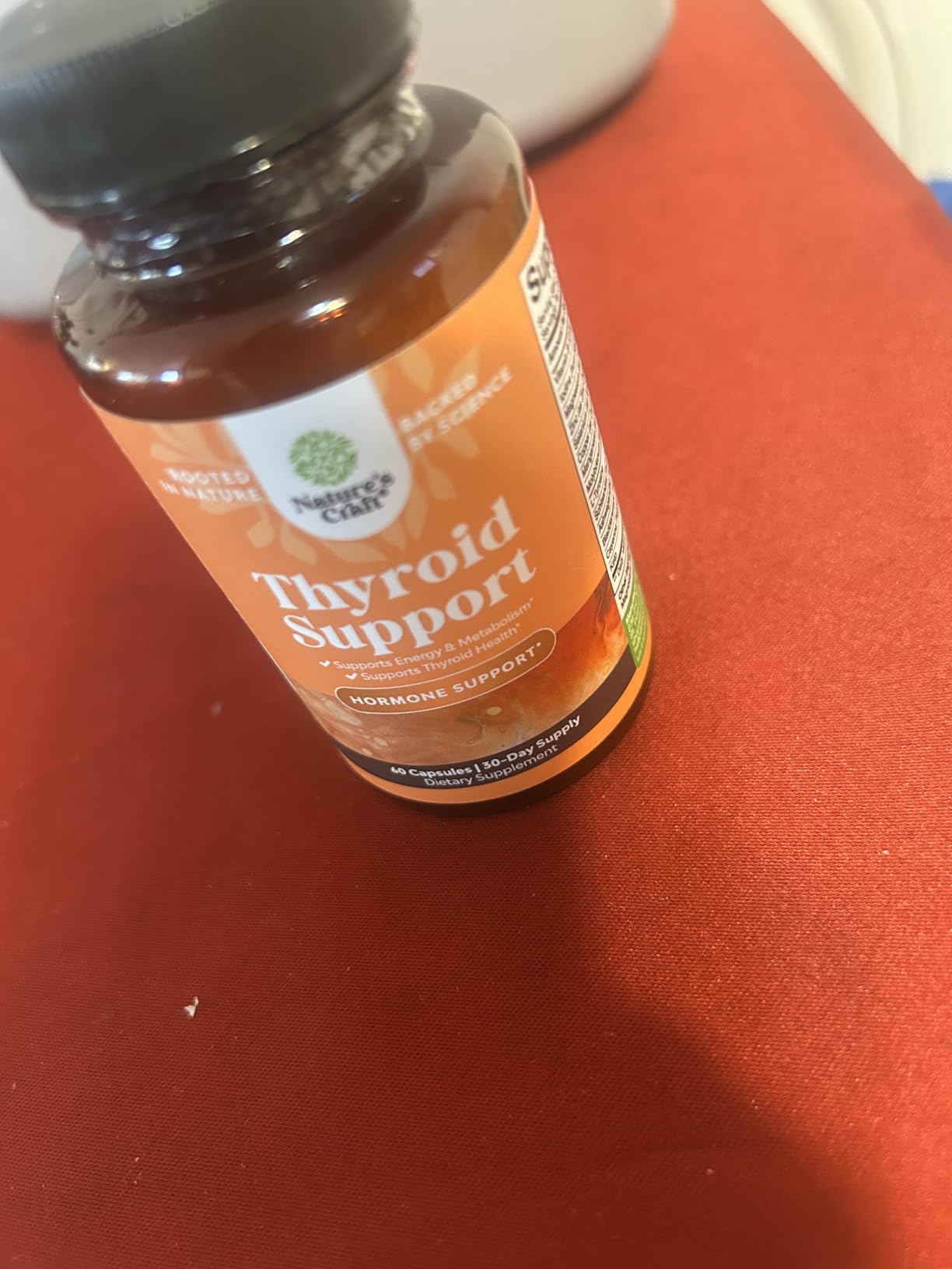 Natures Craft Herbal Thyroid Support Complex - Potent Kelp Iodine Supplement with L Tyrosine, Bladderwrack, Selenium & Ashwagandha for Hormone Balance - Mood & Energy Dietary Pills - 60 Count customer photo 2
