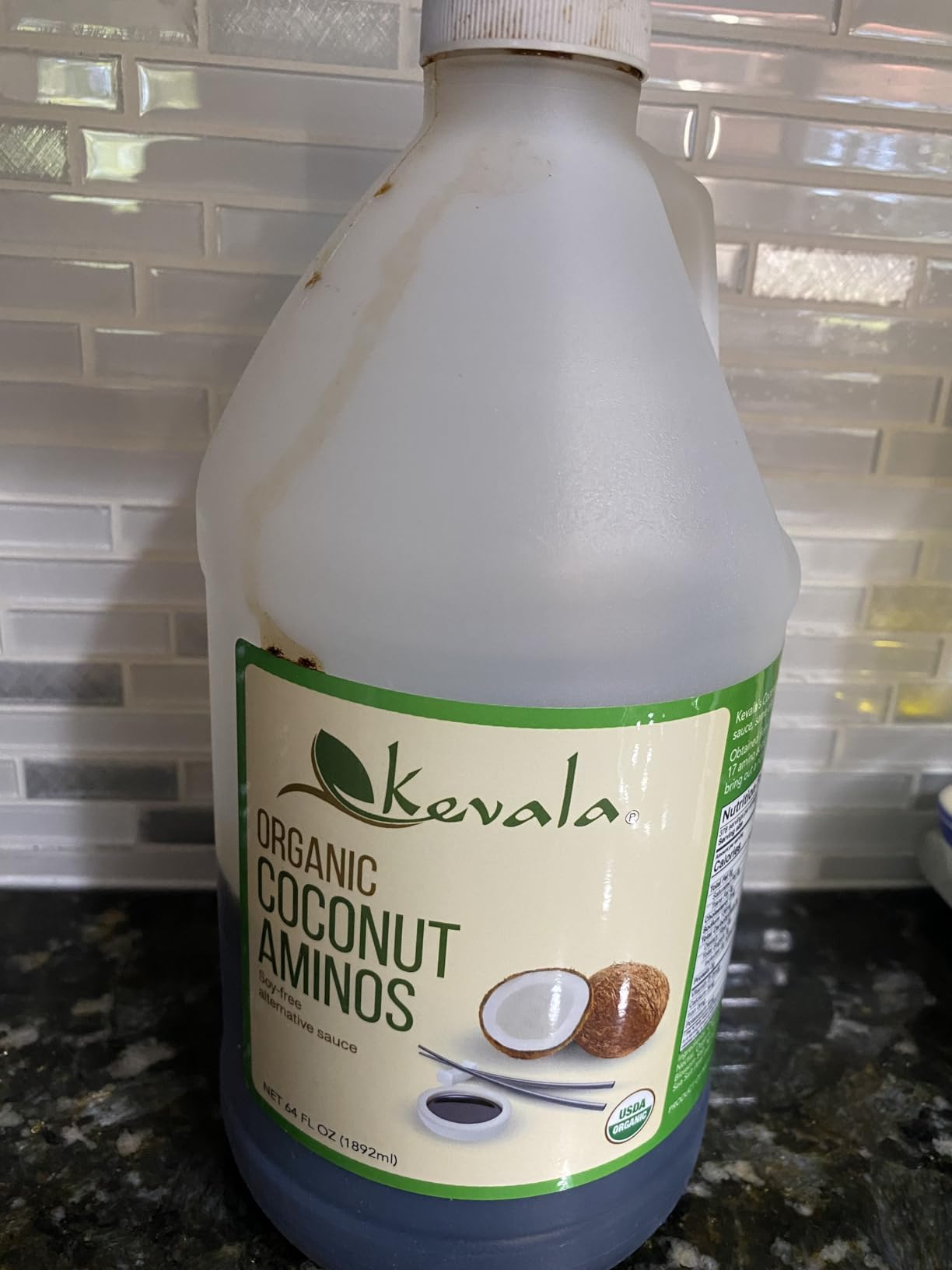 Kevala Organic Coconut Aminos Soy-Free Seasoning from Coconut Nectar & Blossom Sap | Gluten-Free, Kosher, Vegan, USDA Organic, Non-GMO | Soy Sauce Alternative (8 Fl Oz (Pack of 1)) customer photo 1