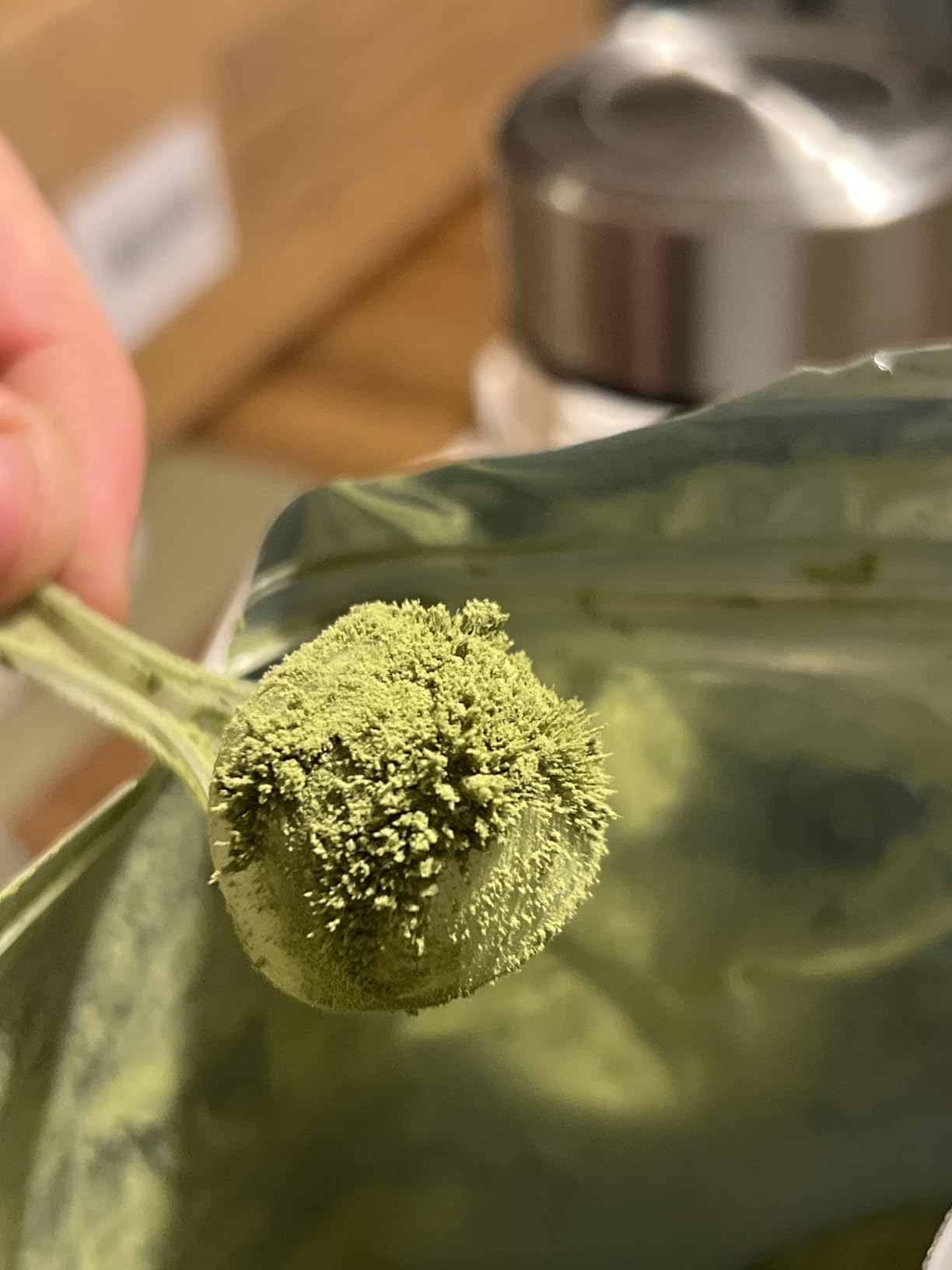 Sustainably US Grown, Organic Wheat Grass Powder (100% Whole-Leaf), 16 Ounce, Rich in Immune Vitamins, Fibers and Minerals, Support Digestion Function, Vegan Friendly customer photo 1