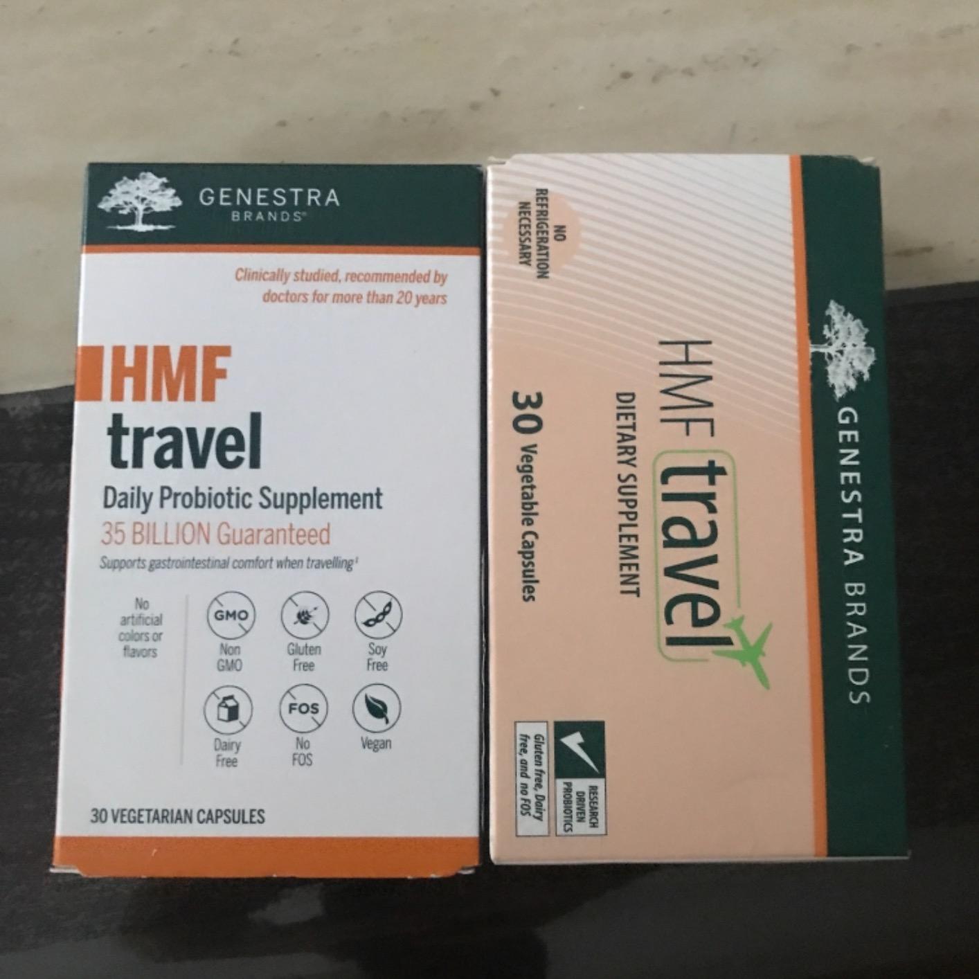 Genestra Brands - HMF Travel - Shelf Stable Probiotics to Support Gastrointestinal Health When Travelling - 30 Capsules customer photo 1
