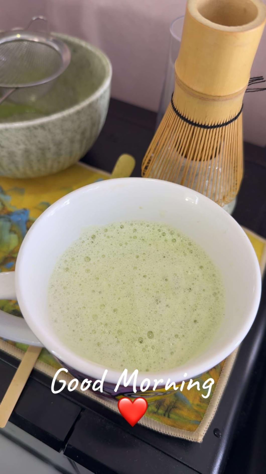 Encha Matcha - Ceremonial Grade Matcha Powder, Organic First Harvest Japanese Green Tea Powder, From Uji, Japan (60g/2.12oz) customer photo 1