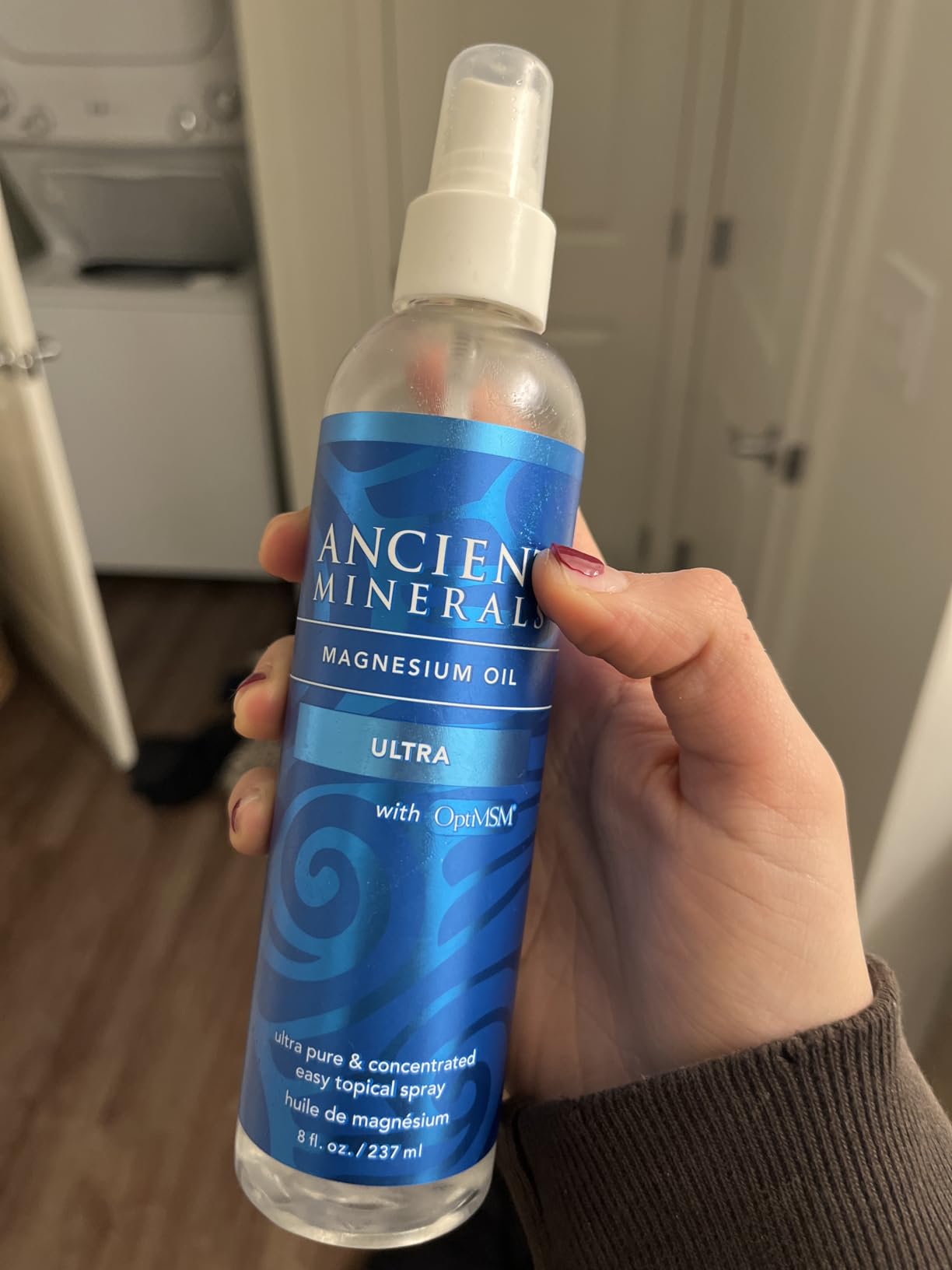 Ancient Minerals Ultra Magnesium Oil Spray with MSM - a Pure Zechstein Topical Magnesium Chloride with The Added Benefits of OptiMSM (4oz) customer photo 1