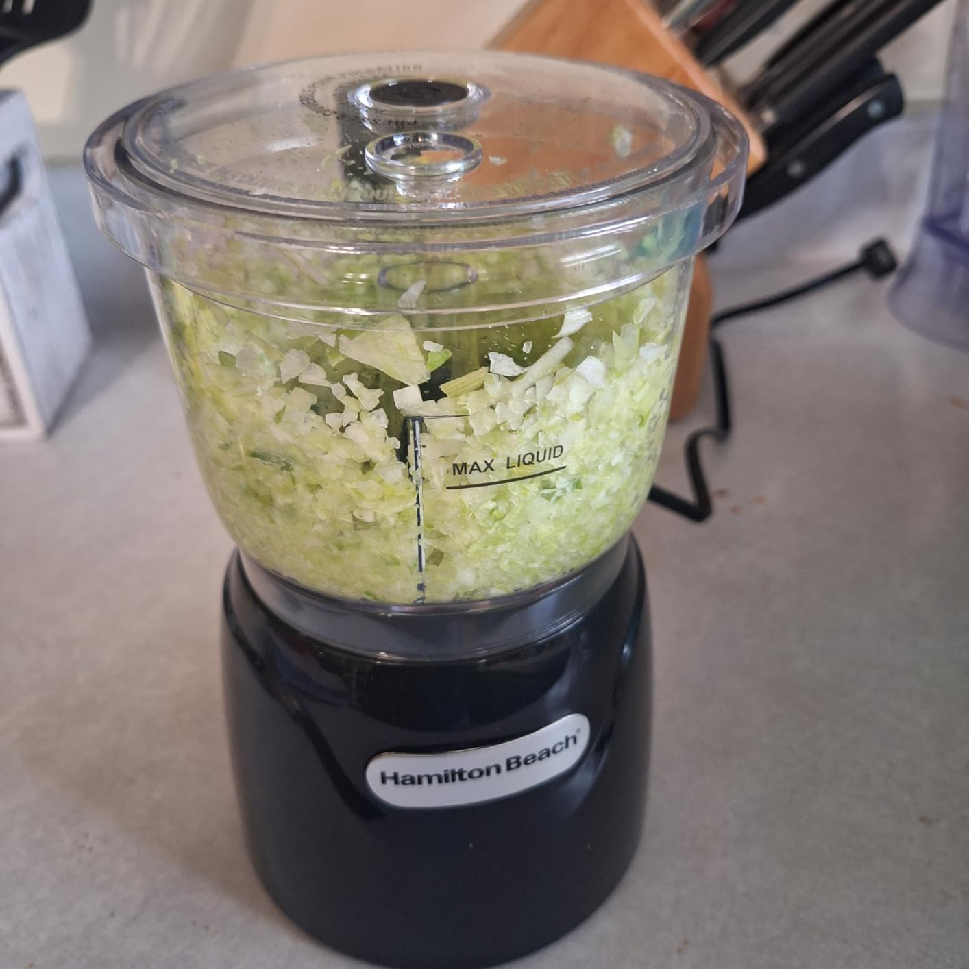 Hamilton Beach 3 Cup Electric Vegetable Chopper & Mini Food Processor customer photo 1