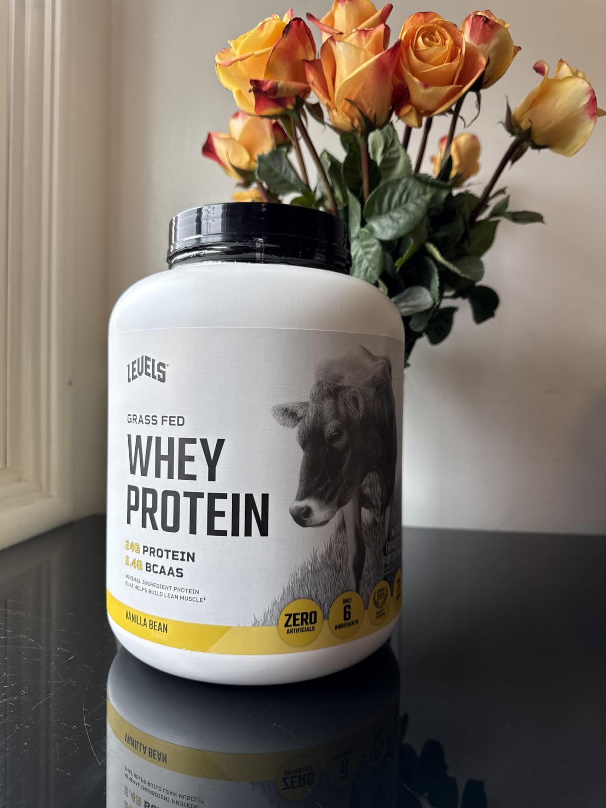 Levels Grass Fed Whey Protein Powder, No Artificials, 24G of Protein, Vanilla Bean, 2LB customer photo 2