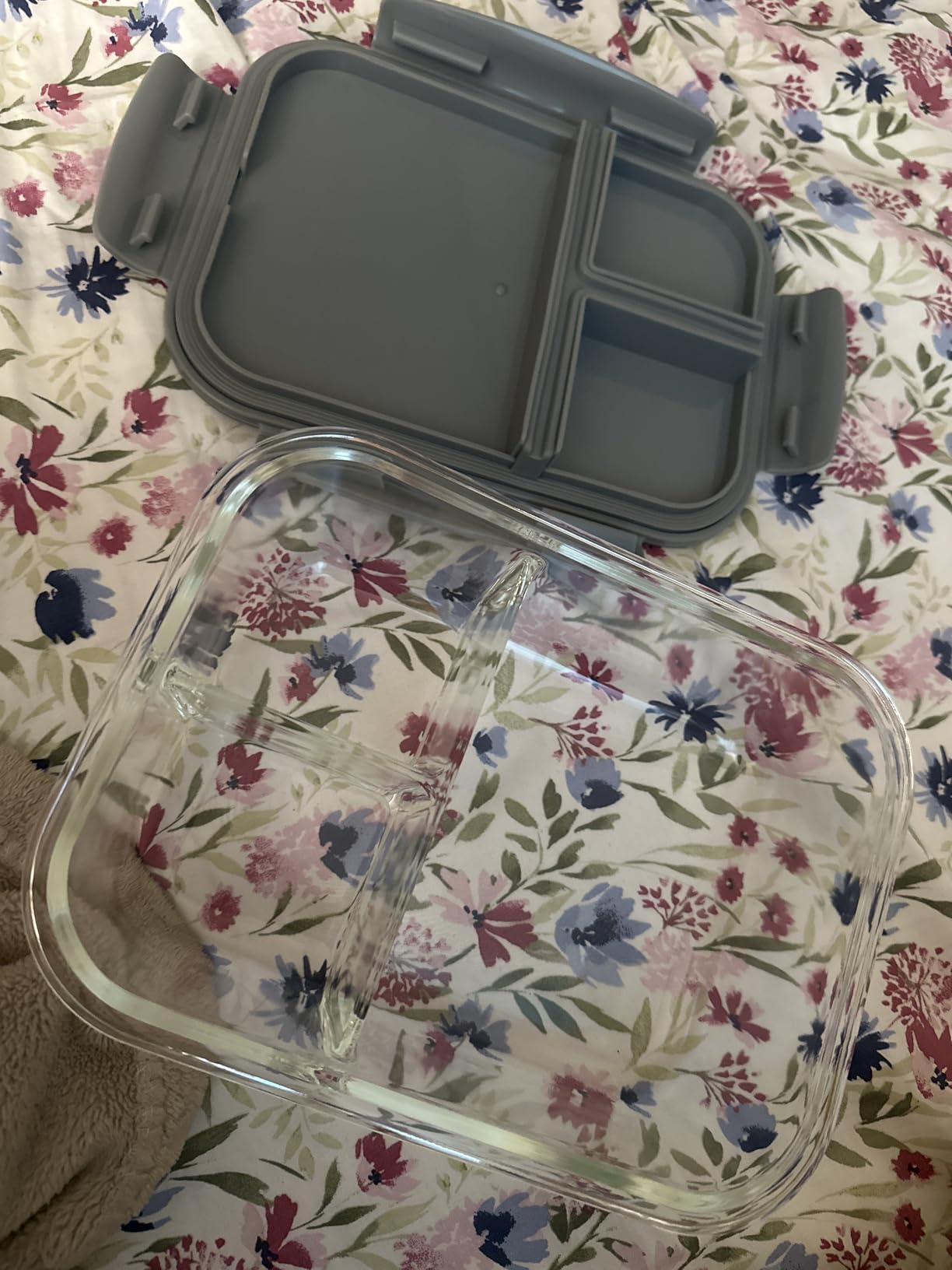 Bentgo Glass Lunch Box - Leak-Proof Bento-Style Food Container with Airtight Lid and Divided 3-Compartment Design - 5 Cup Capacity for Meal Prepping, and Portion-Controlled Meals for Adults (Green) customer photo 1