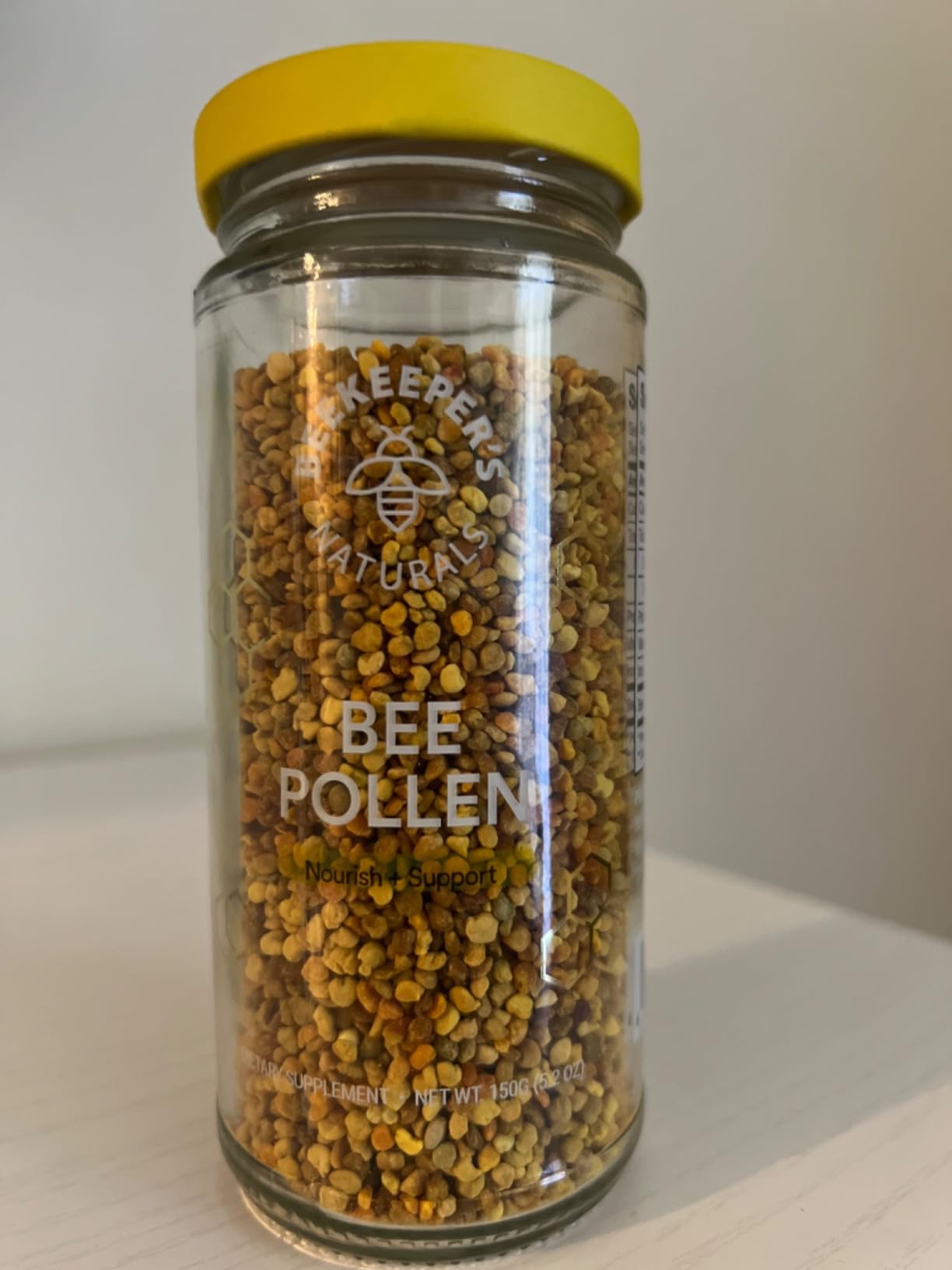 Beekeeper's Naturals - 100% Raw Bee Pollen Granules, Natural Preserved Enzymes, Source of Vitamin B, Minerals, Amino Acids & Protein - Paleo & Keto Friendly, Gluten Free (5.2 oz) customer photo 1