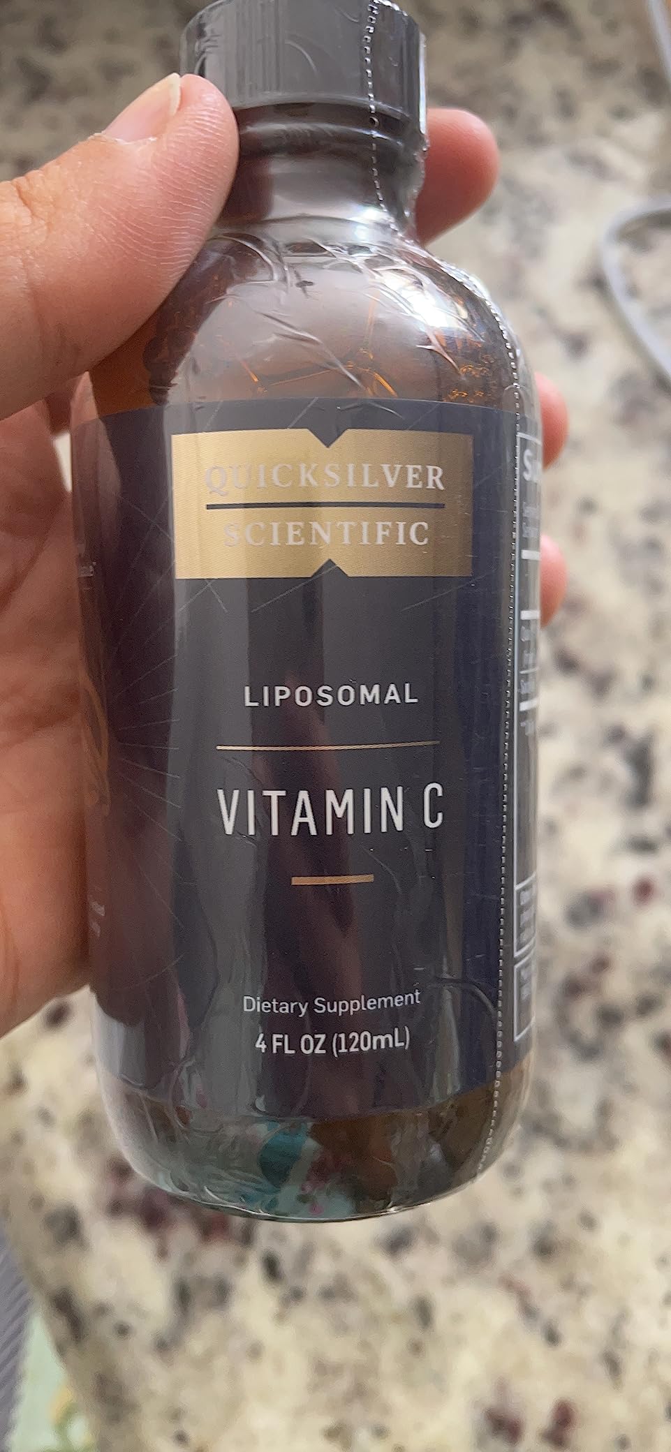 Quicksilver Scientific Liposomal Vitamin C - 1000mg Buffered Liquid Vitamin C Supplement - Immune + Antioxidant Support - Liposomes for Superior Absorption - Vegan + Non-GMO (4oz / 120ml) customer photo 2
