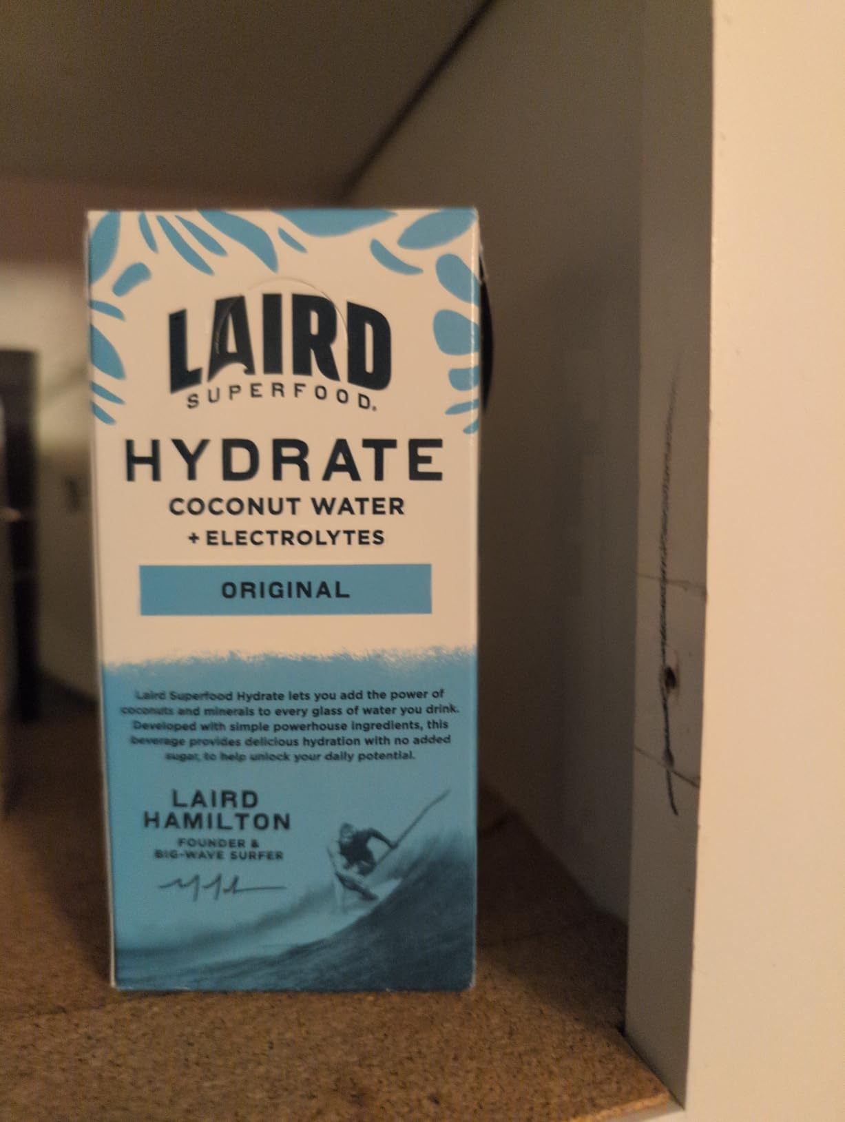 Laird Superfood HYDRATE Coconut Water Powder Drink Supplement with Coconut Water and Aquamin, All Natural, No Added Sugars, Gluten-Free, Non-GMO, Vegan, 8 oz. Bag, Pack of 1 customer photo 1