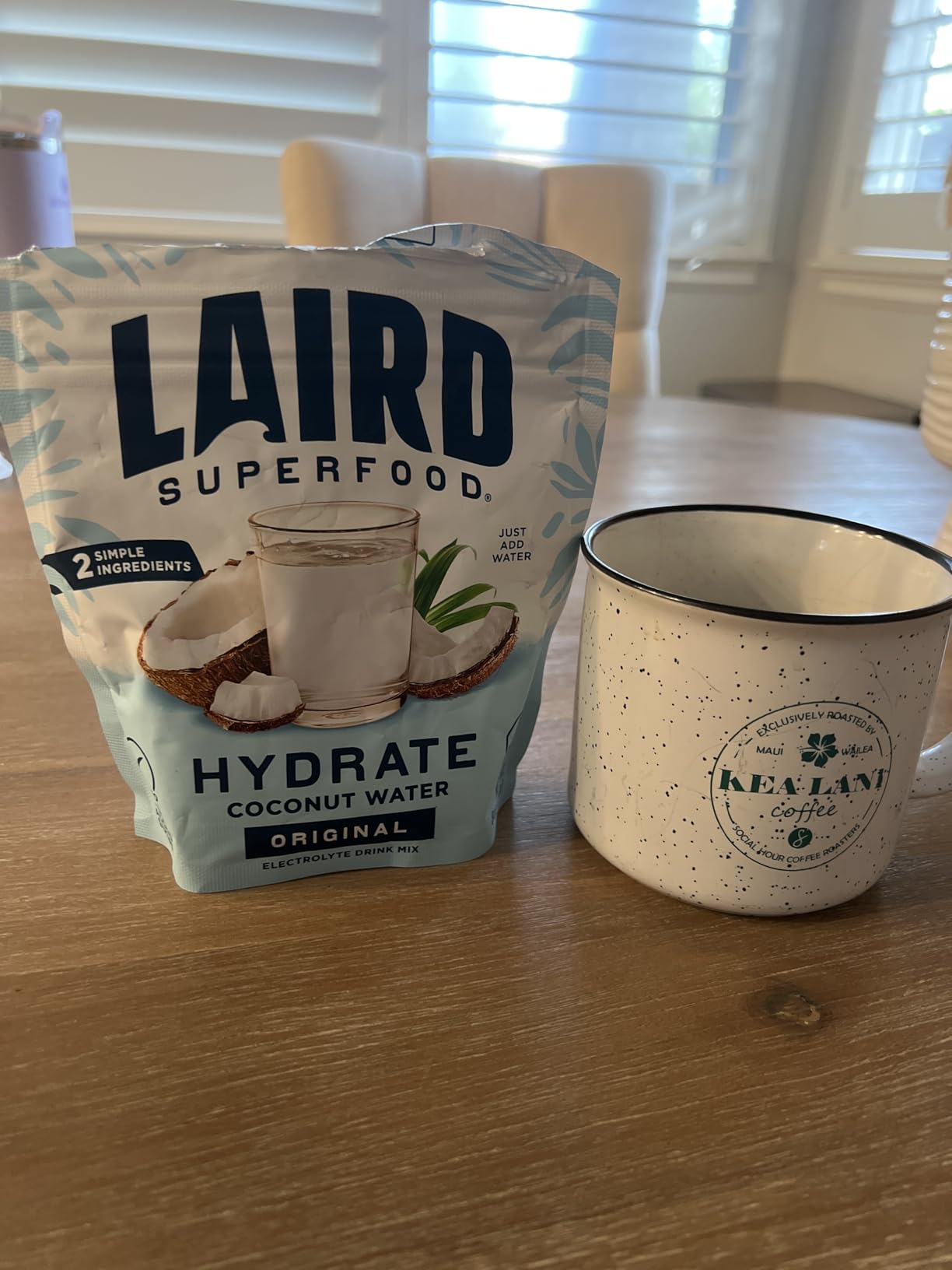 Laird Superfood HYDRATE Coconut Water Powder Drink Supplement with Coconut Water and Aquamin, All Natural, No Added Sugars, Gluten-Free, Non-GMO, Vegan, 8 oz. Bag, Pack of 1 customer photo 2