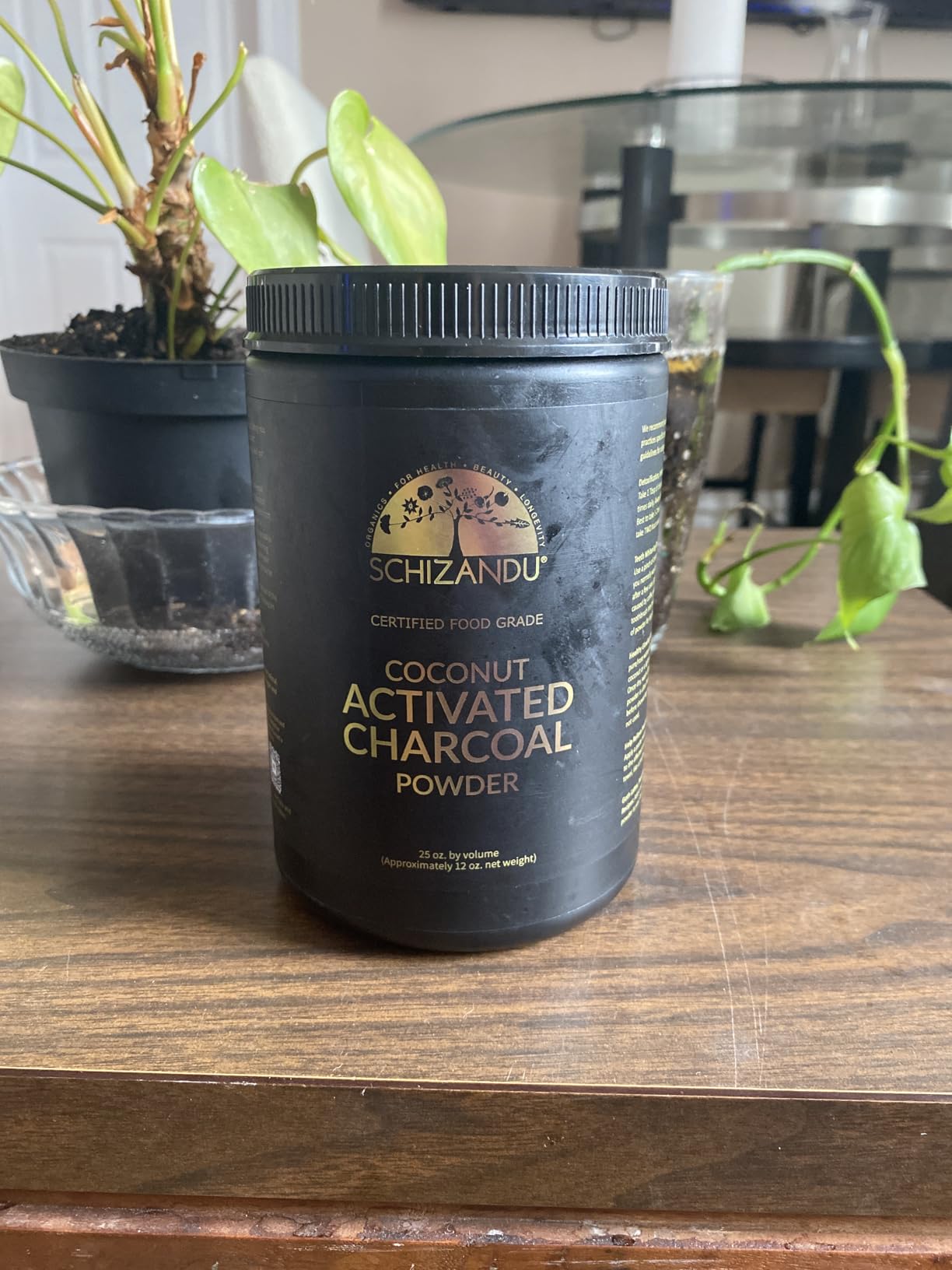 Organic Charcoal Powder by Schizandu - Activated Charcoal Natural, Vegan, Organic, GMO Free - Large Bottle 25 oz Powder customer photo 1