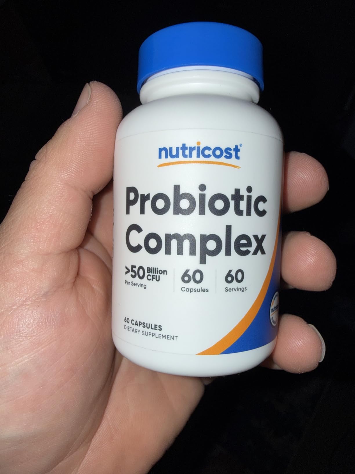 Nutricost Probiotic Complex - 50 Billion CFU, 60 Capsules - Probiotic for Men and Women - Vegetarian Capsules, Non-GMO, Gluten Free customer photo 1
