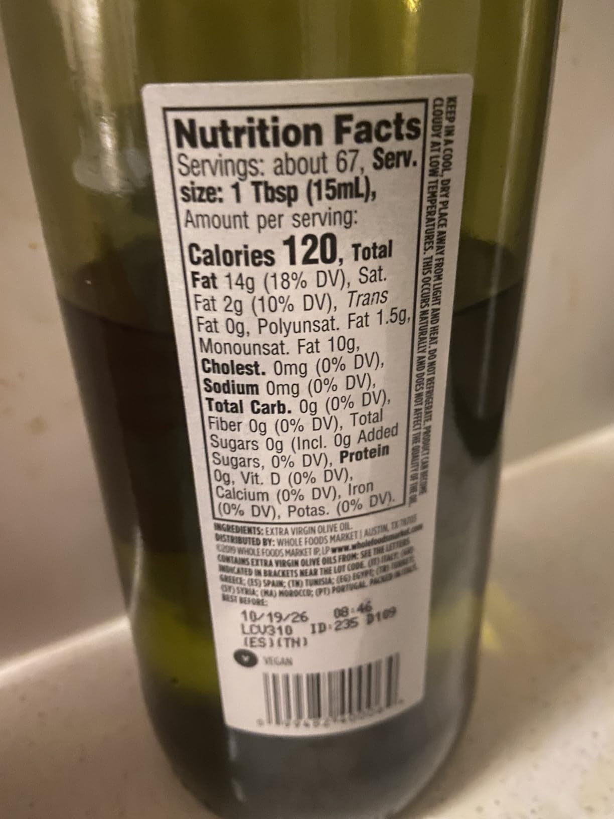 365 by Whole Foods Market, Small Batch California Extra Virgin Olive Oil, 16.9 Fl Oz customer photo 2