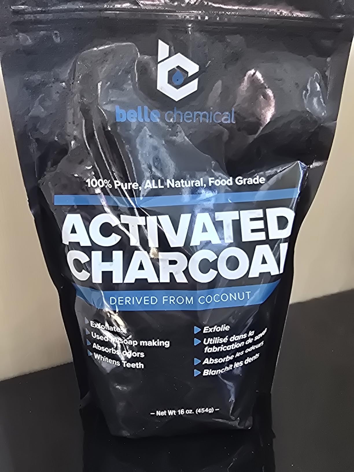 (1LB) Organic Coconut Activated Charcoal Powder - Food Grade, Kosher - Teeth Whitening, Facial Scrub, Soap Making (1 Pound) customer photo 1