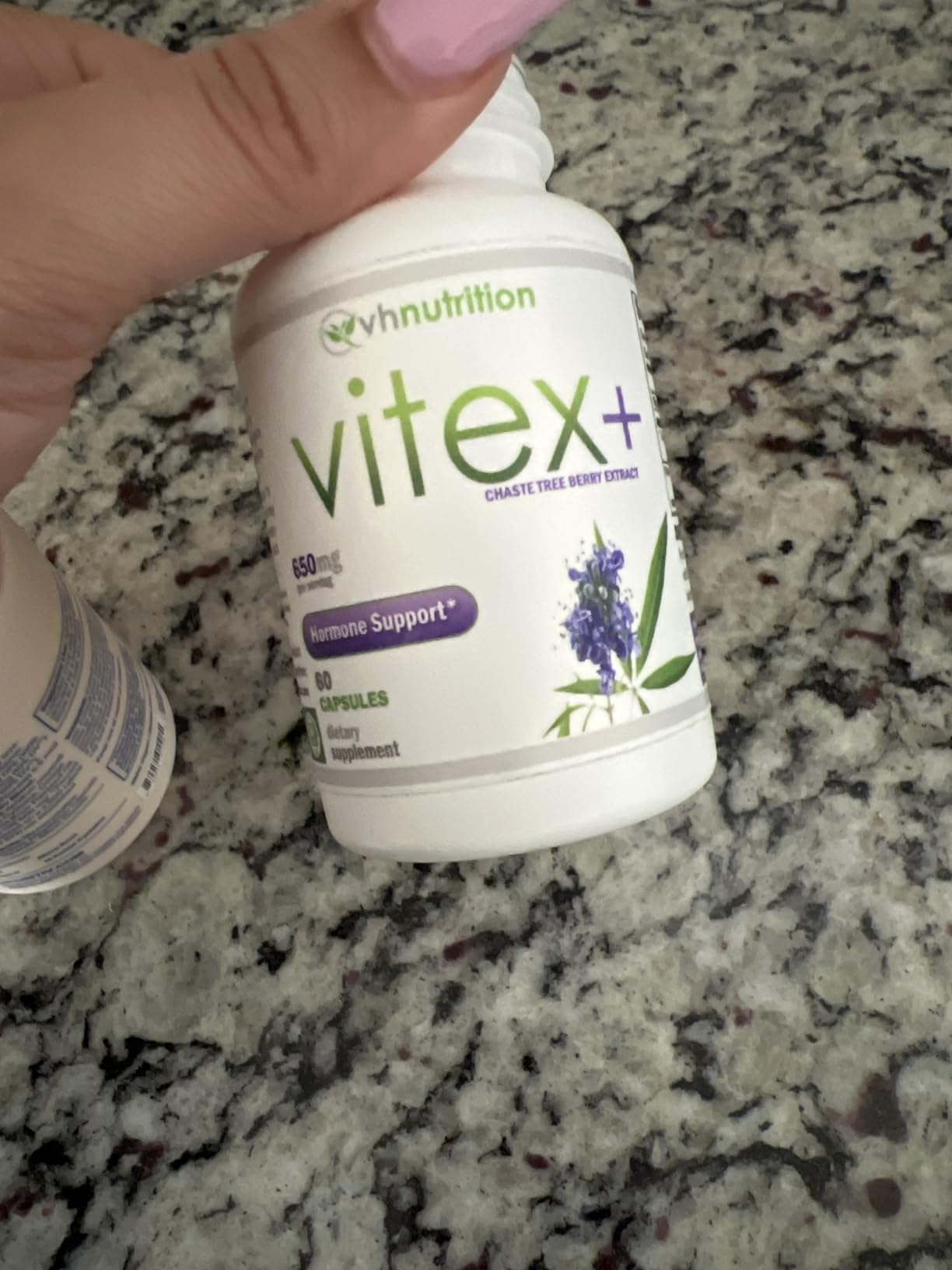 VH Nutrition VITEX+ | Vitex Chasteberry Supplement for Women | Hormonal Balance* and Fertility Support* | 650mg Per Serving of Vitex Berry Extract Powder | 60 Capsules customer photo 1