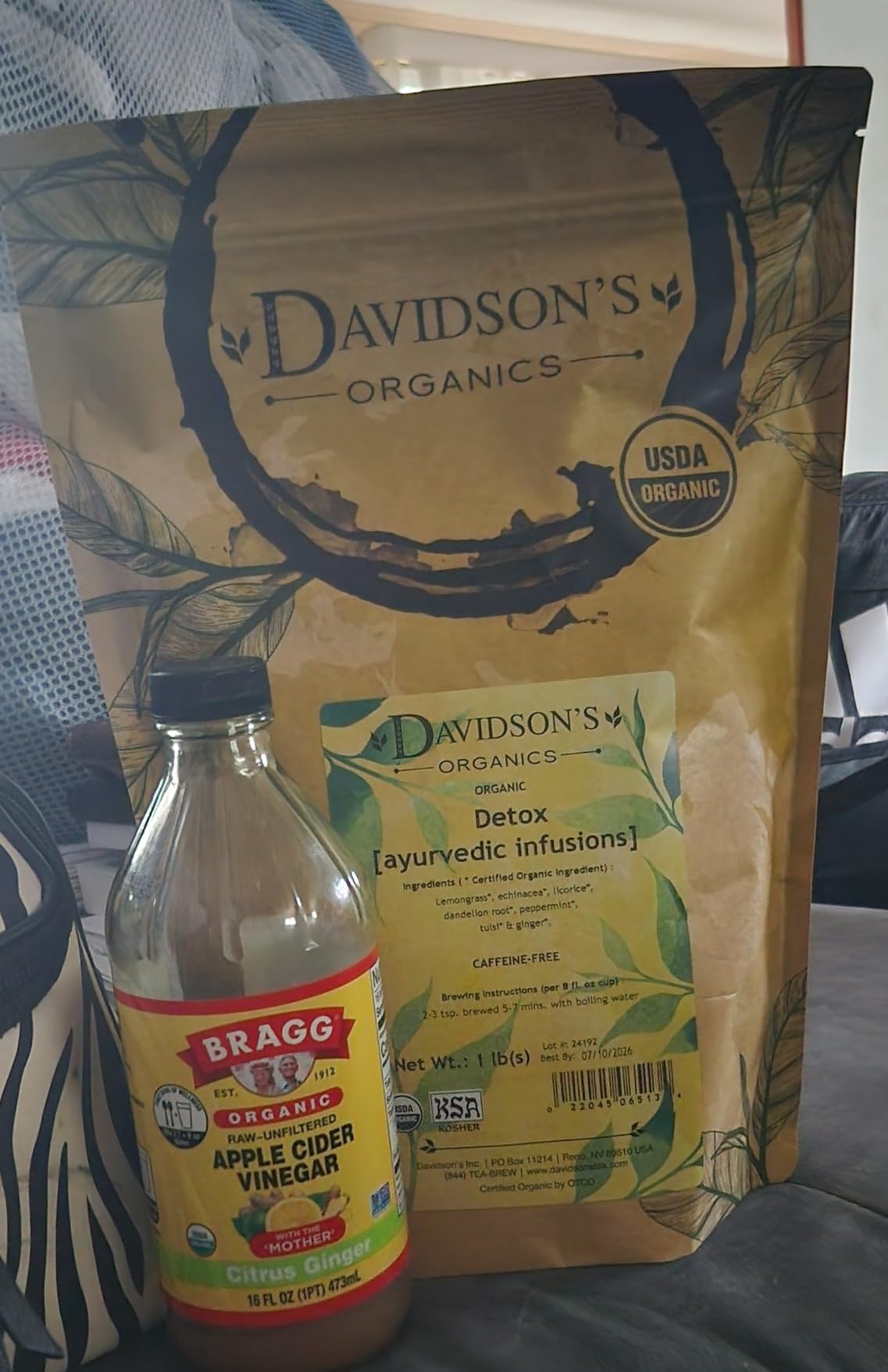 Davidson's Organics, Ayurvedic Infusions, Detox, Loose Leaf Tea, 16-Ounce Bag customer photo 2