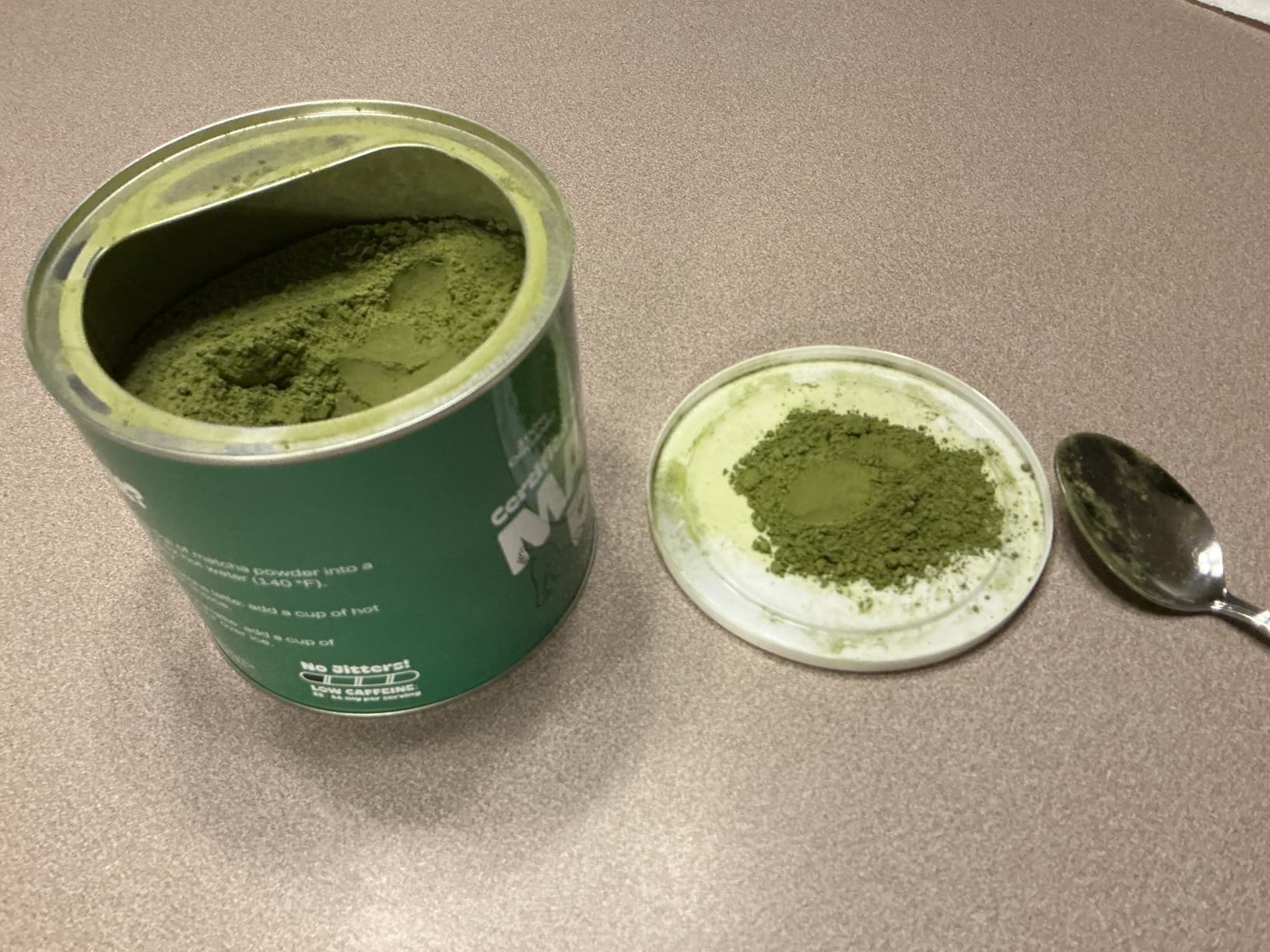 Matcha DNA Organic Matcha Powder - XXL 16oz TIN - Matcha Green Tea - USDA Organic Gluten-Free Vegan, Unsweetened No Additives - Everyday Green Macha Powder Tea for Lattes, Smoothies, Baking & Recipes customer photo 1