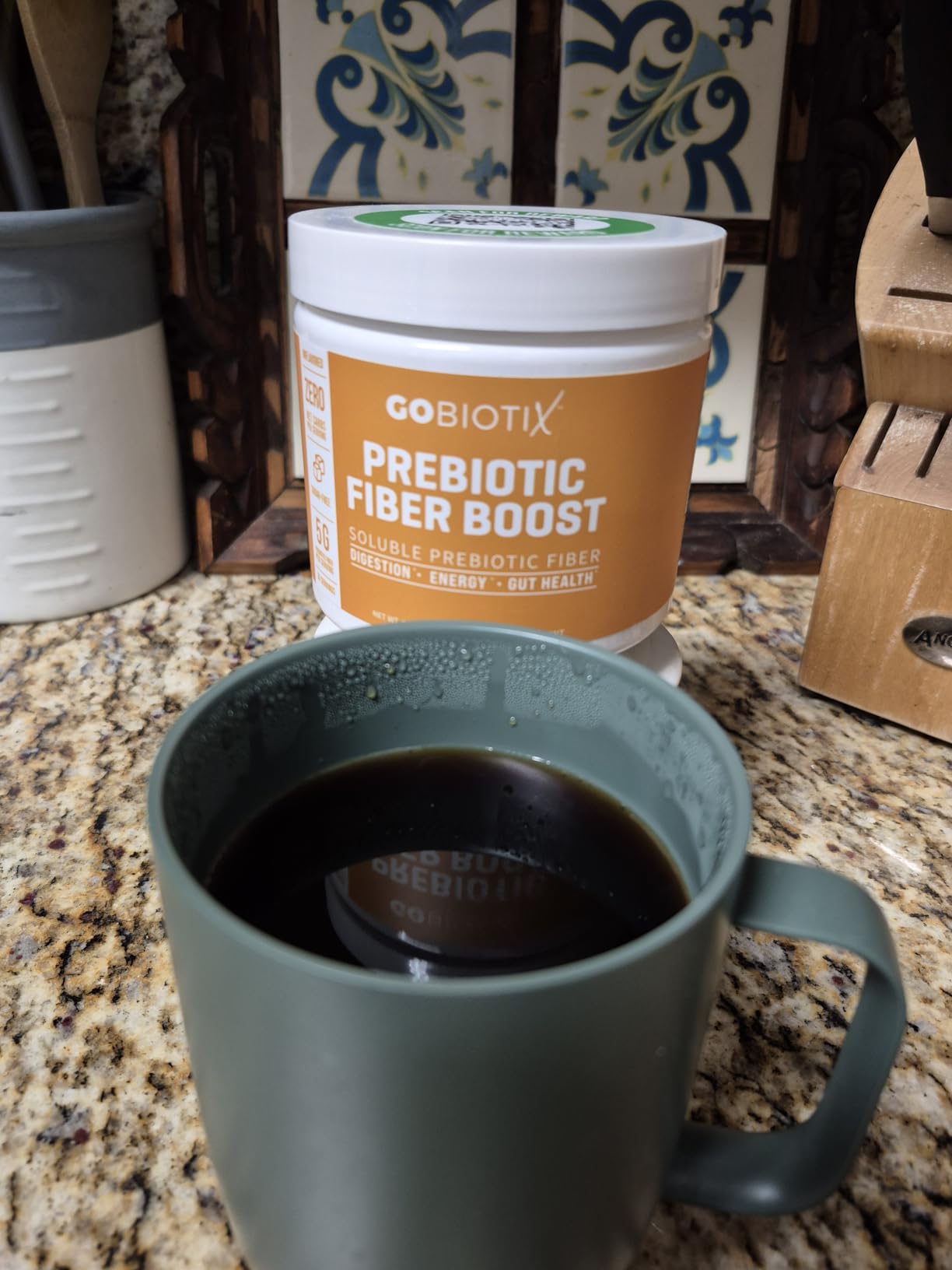 GOBIOTIX Fiber Supplement Powder with Prebiotics for Digestive Health and GLP-1 Support, Soluble Fiber for Gut Health & Debloat, Keto, Vegan, Gluten & Sugar Free, 35 Servings customer photo 1