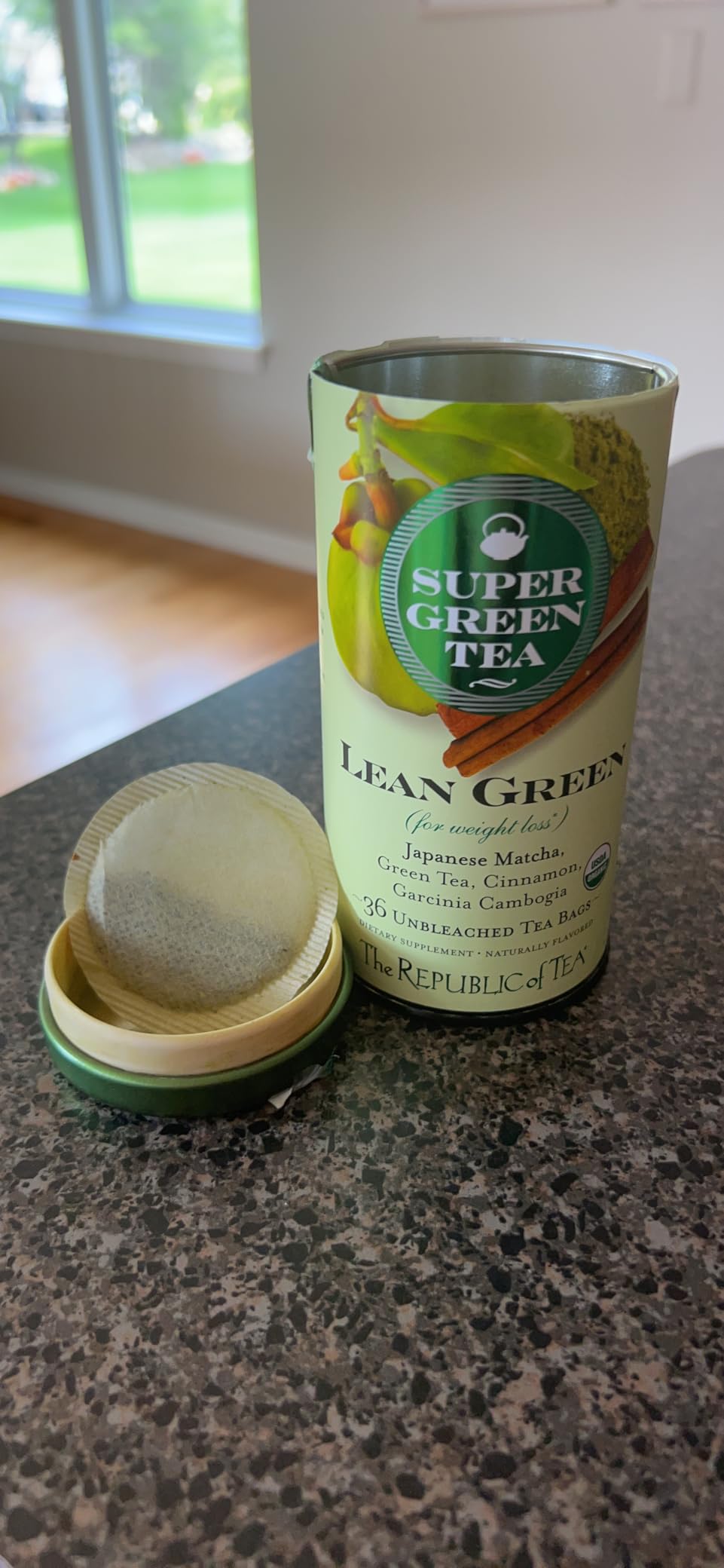 The Republic of Tea - Organic SuperGreen Detox Green Tea, 36 Tea Bags, Gluten Free customer photo 1