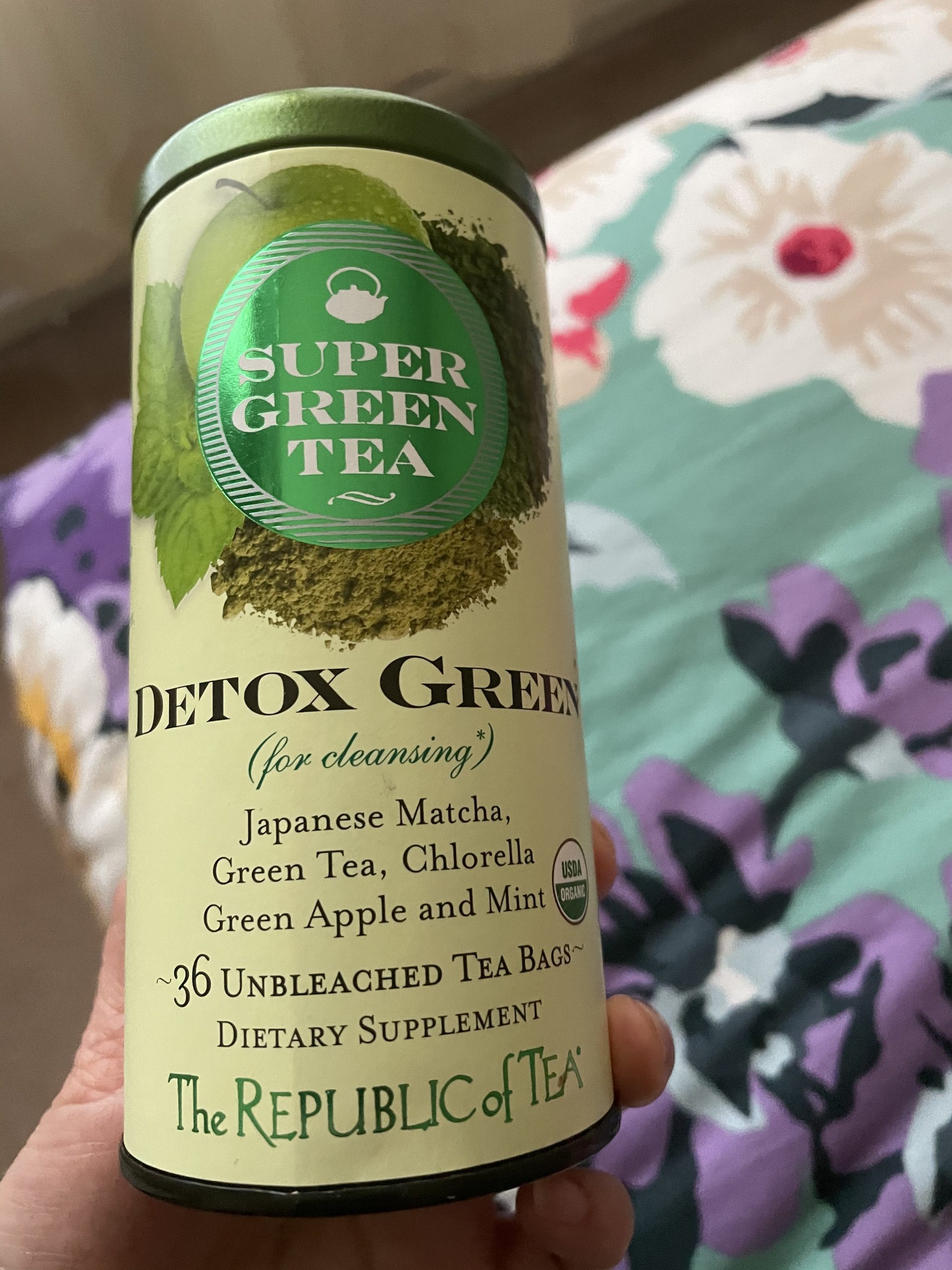 The Republic of Tea - Organic SuperGreen Detox Green Tea, 36 Tea Bags, Gluten Free customer photo 2
