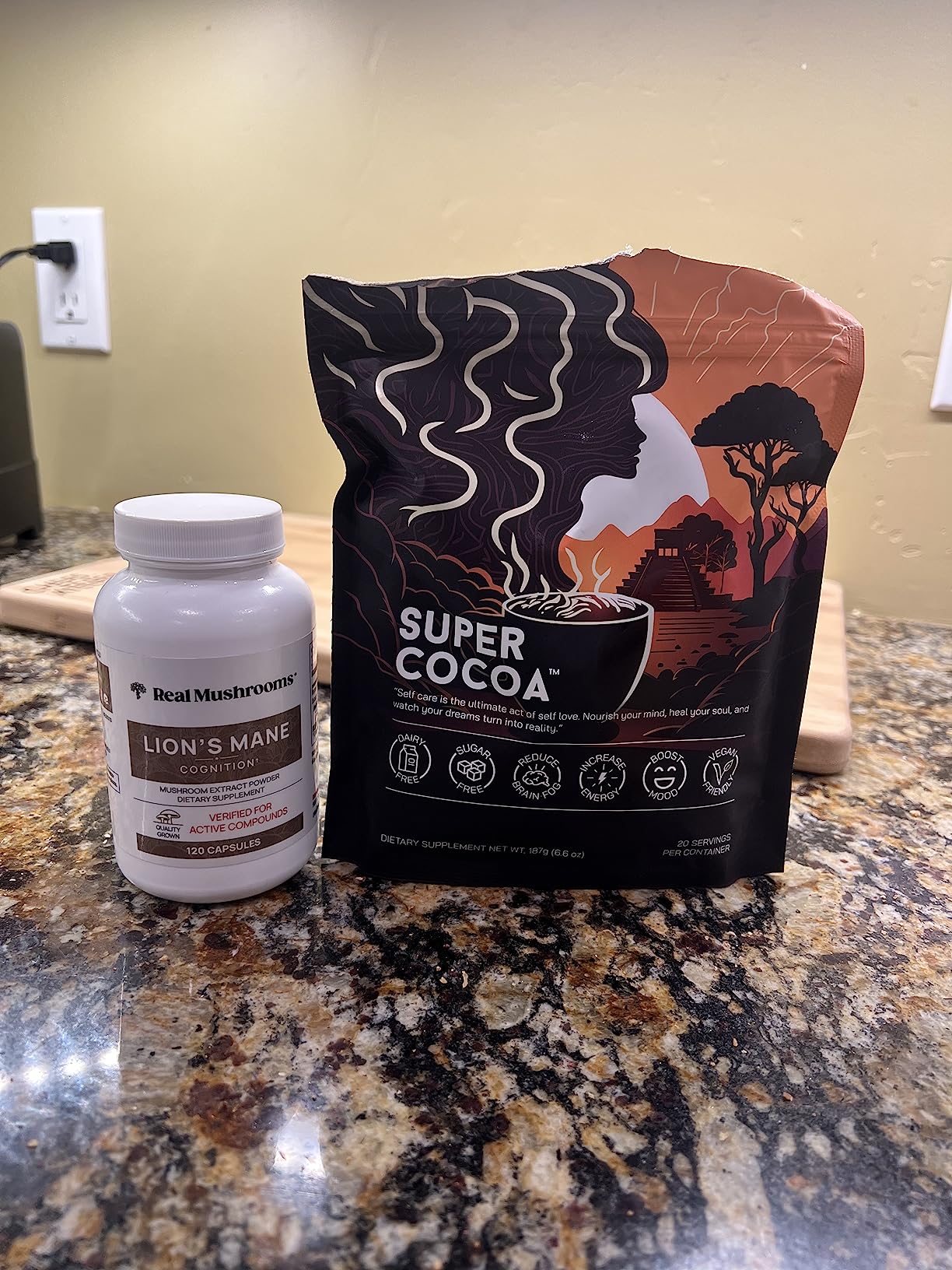 Real Mushrooms Lions Mane Mushroom Cognition (120 Capsules) Lions Mane Mushroom Powder Extract Capsules | Brain Supplement, Brain Vitamins, Focus Supplement customer photo 1