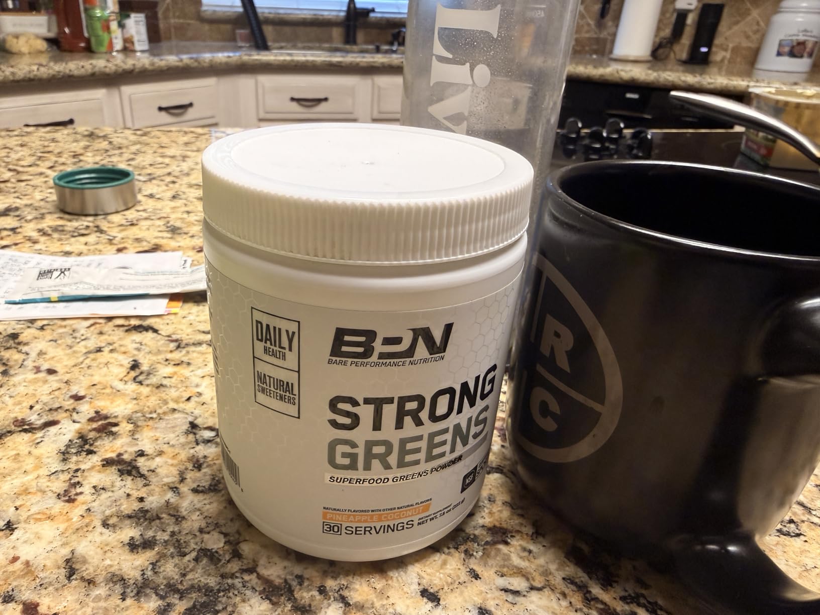 BPN Strong Greens Superfood Powder, Lemon, 30 Servings customer photo 1