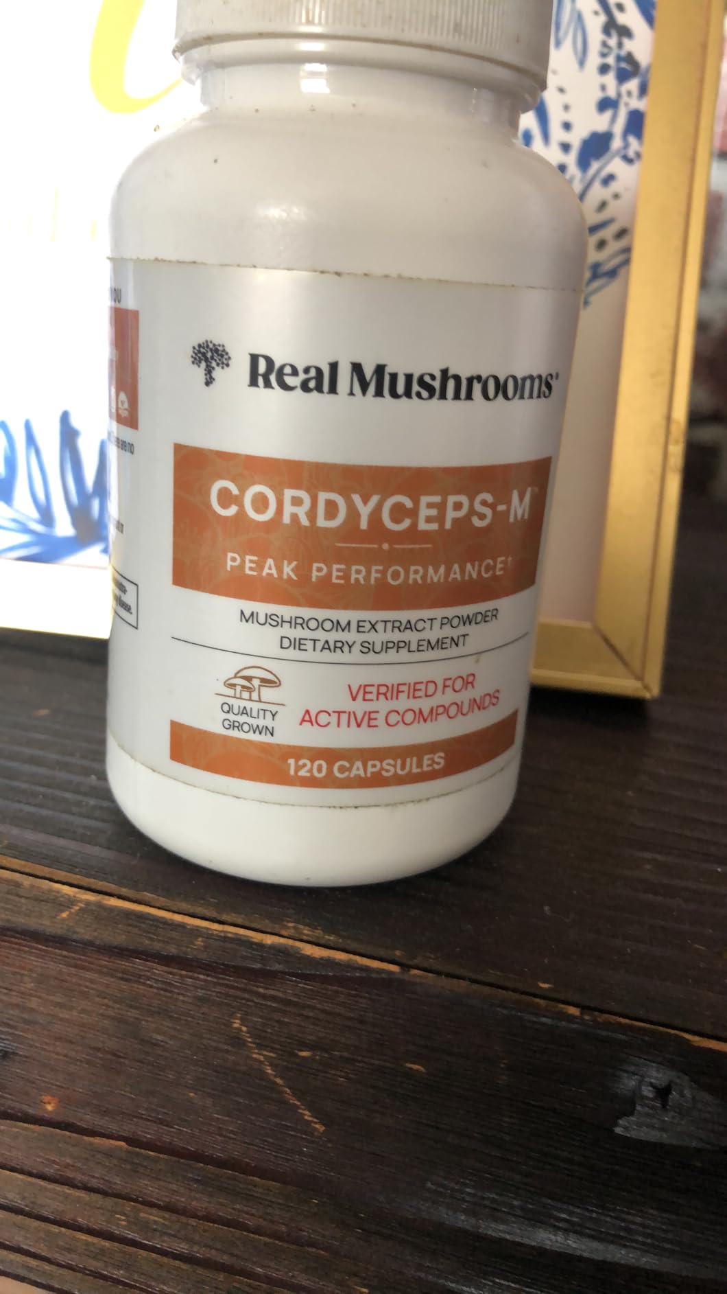 Real Mushrooms Supplement Capsules - Cordyceps Mushroom Powder Rich in Beta Glucans - Mushroom Pills Cordyceps for Energy and Performance - Vegan, Non-GMO, No Grain Fillers, 120 ct customer photo 2
