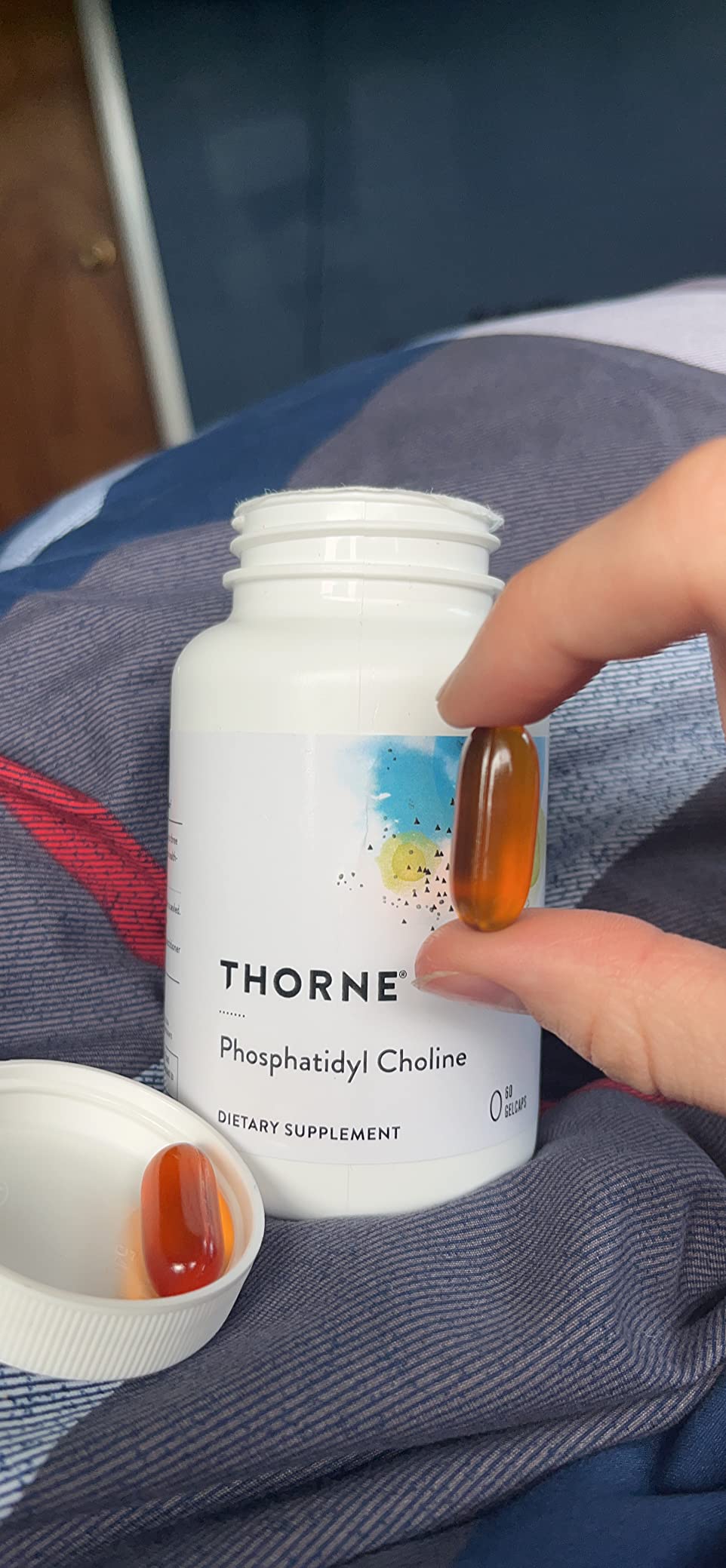 THORNE - Phosphatidyl Choline - Phospholipid Complex for Liver Support, Cholesterol Metabolism & Healthy Bile* - Third-Party Certified - Gluten & Dairy-Free - 60 Softgels customer photo 2