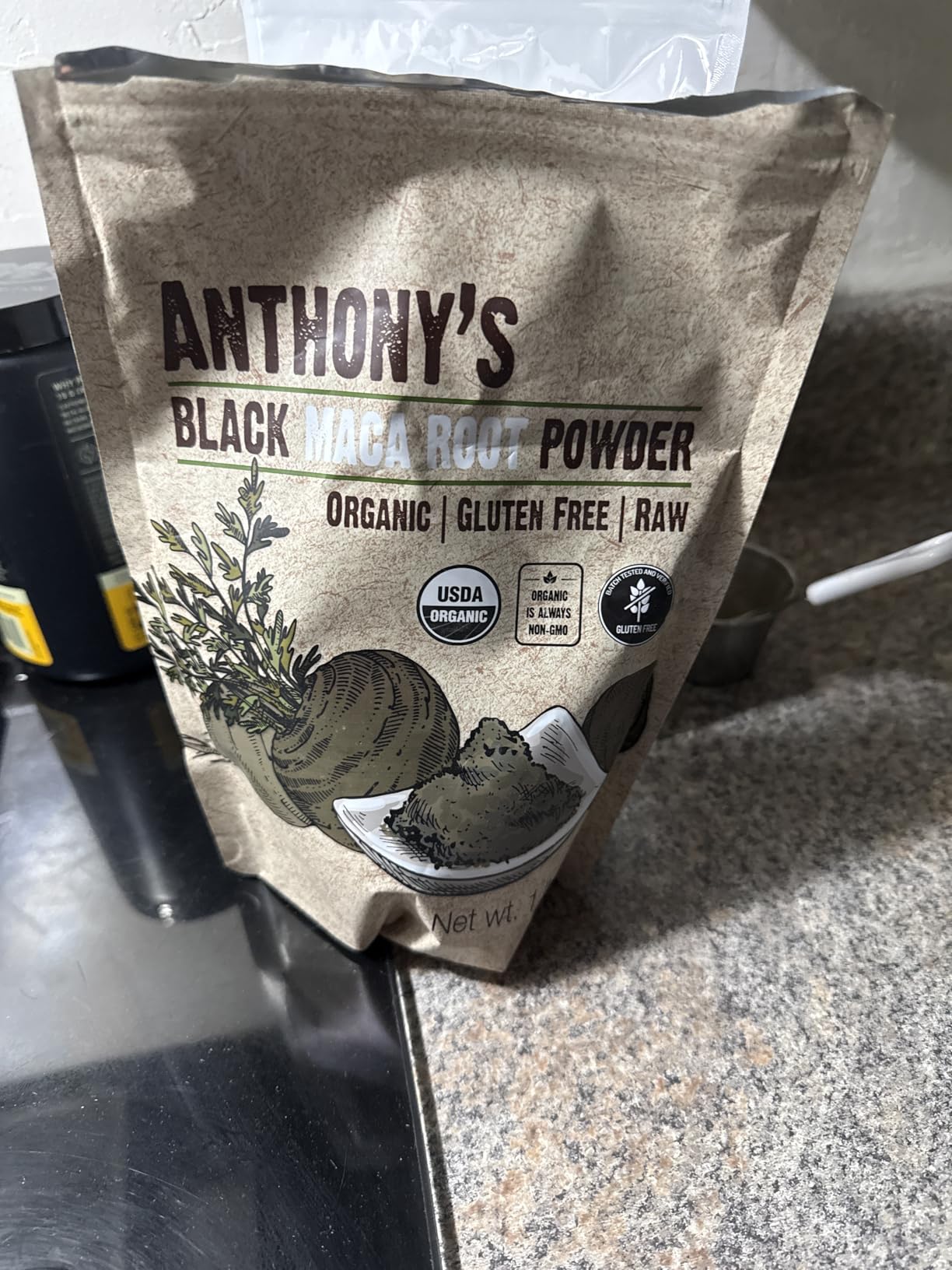 Anthony's Organic Black Maca Powder, 1 lb, Raw, Gluten Free & Non GMO customer photo 2