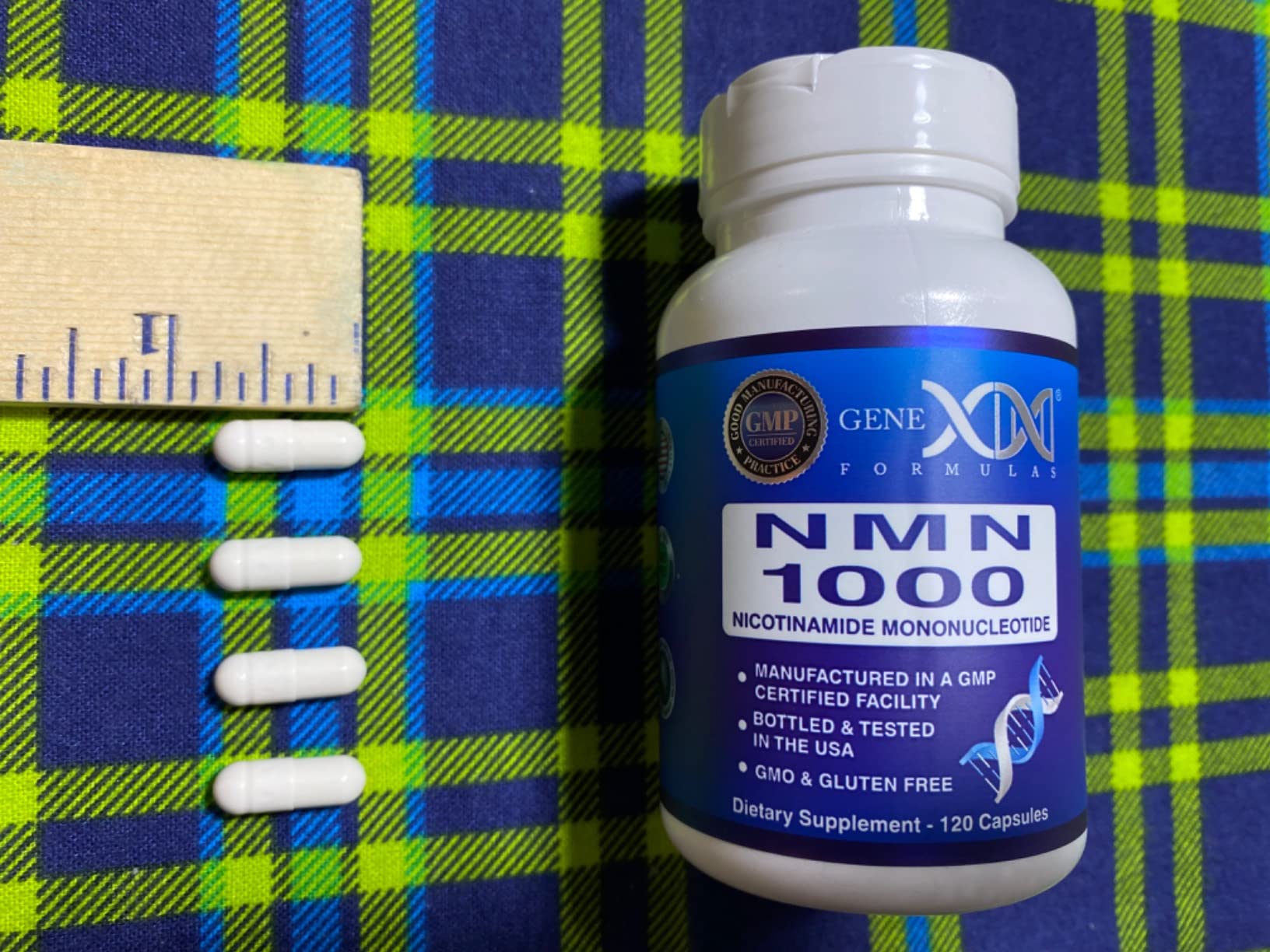 Genex Formulas NMN 250mg - Stabilized Form (60 Capsules), 99% Pure Supplement Capsules for Increased NAD Levels, DNA Repair, & Healthy Aging, GMP Certified customer photo 2