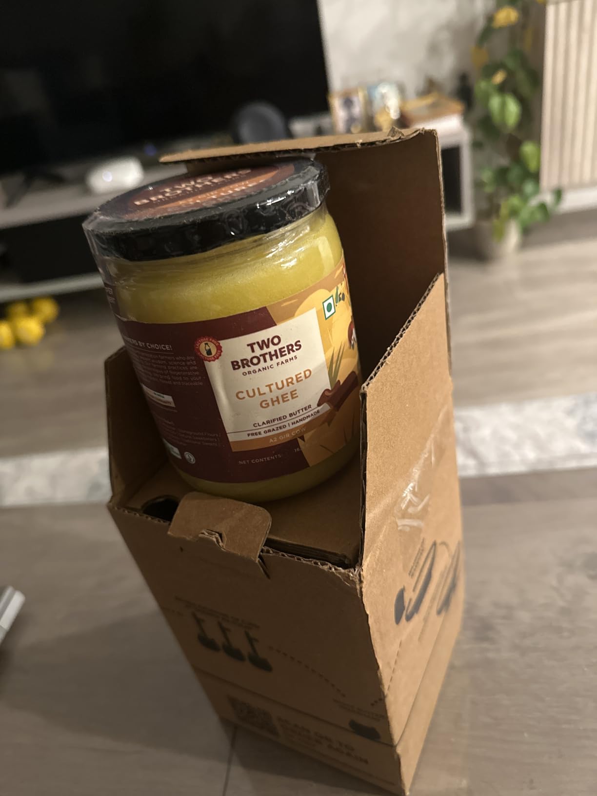 A2 Ghee Butter Grass Fed from Gir Cow | Gut Friendly | Healthy Butter Alternative | Non-GMO, Lactose-Free, Keto Friendly - 16 Oz from Two Brothers India Farms customer photo 1