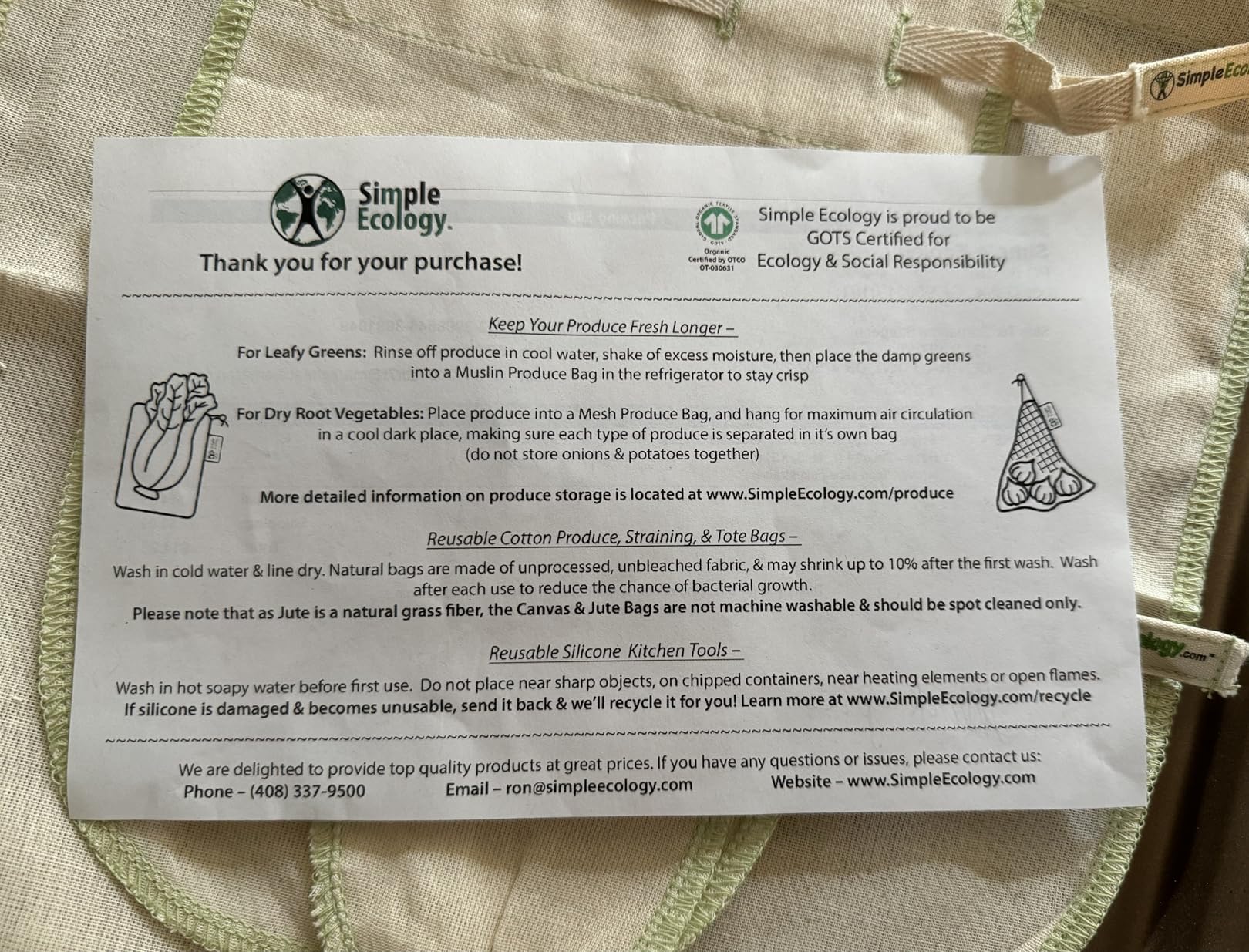Simple Ecology Organic Cotton Fine Mesh Muslin Straining Bags - GOTS Certified, Reusable, 100% Natural, Microplastics-Free Filters (Set of 3 - M, S, XS) for Nut Milk, Coffee & Tea customer photo 2