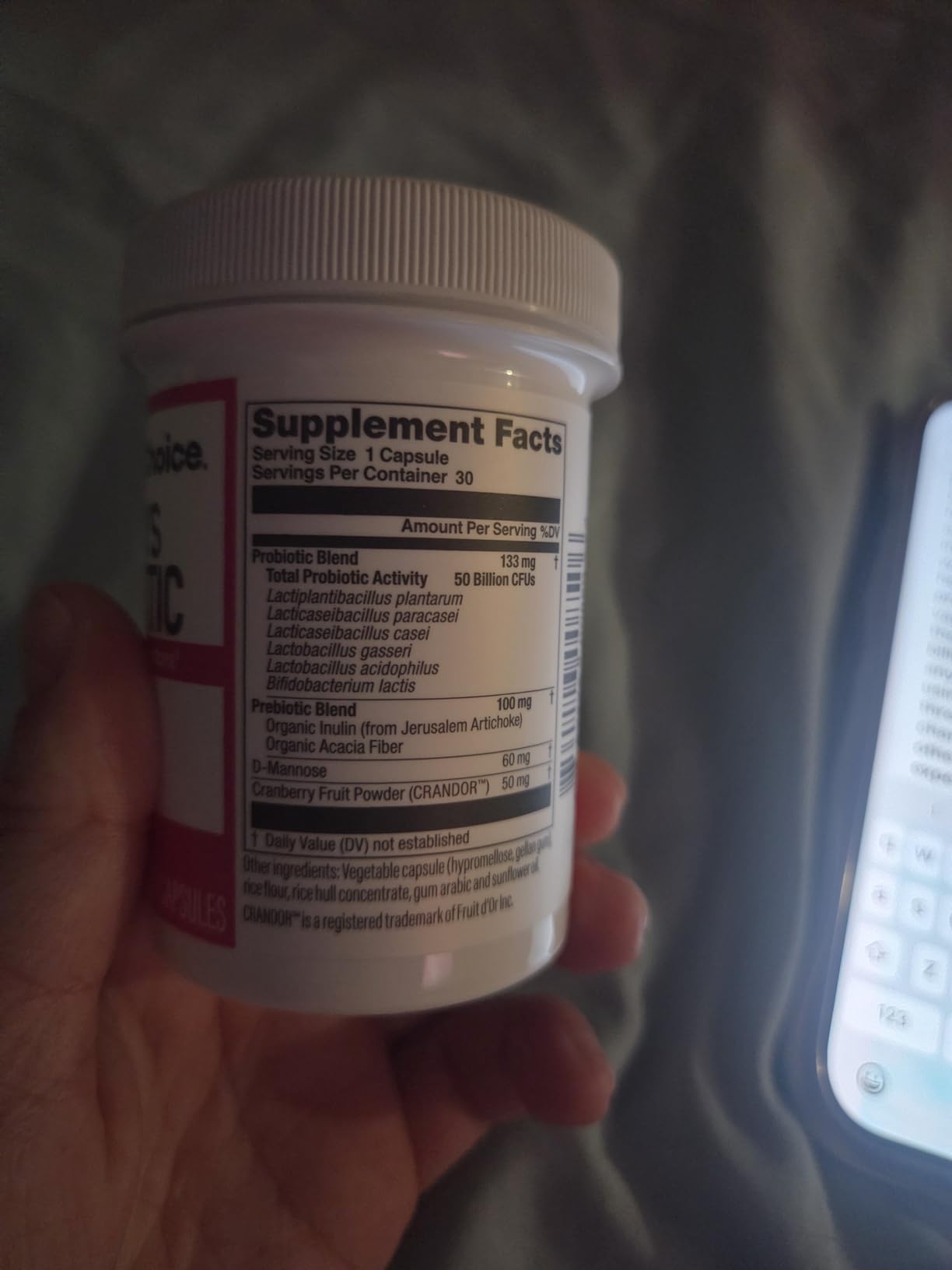 Physician's CHOICE Probiotics for Women - PH Balance, Digestive, UT, & Feminine Health - 50 Billion CFU - 6 Unique Strains for Her - Organic Prebiotics, Cranberry Extract+ - Women Probiotic - 30 CT customer photo 1