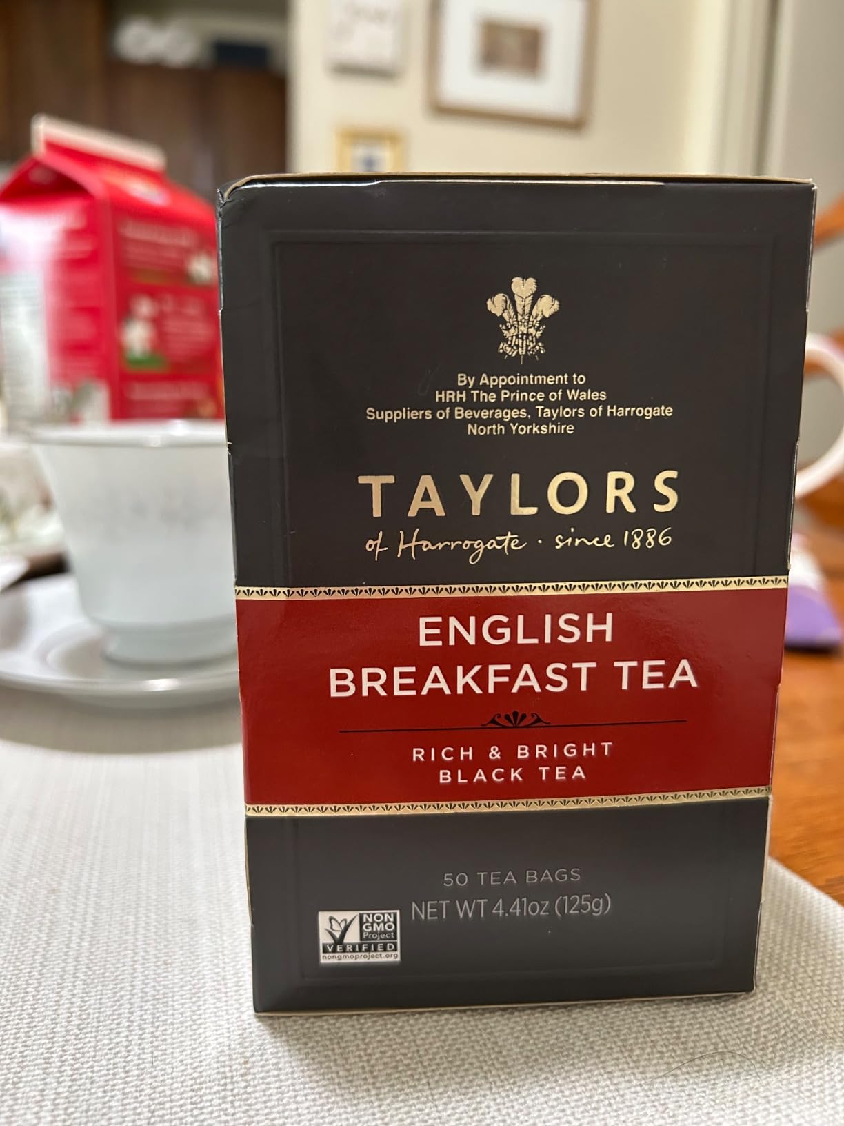 Taylors of Harrogate Organic Peppermint, Herbal Tea, Pillow Tea Bags, 50 Count (Pack of 1), Clean, Pure and Refreshing, Caffeine-Free, Enjoy Hot or Iced, 50 Teabags customer photo 2