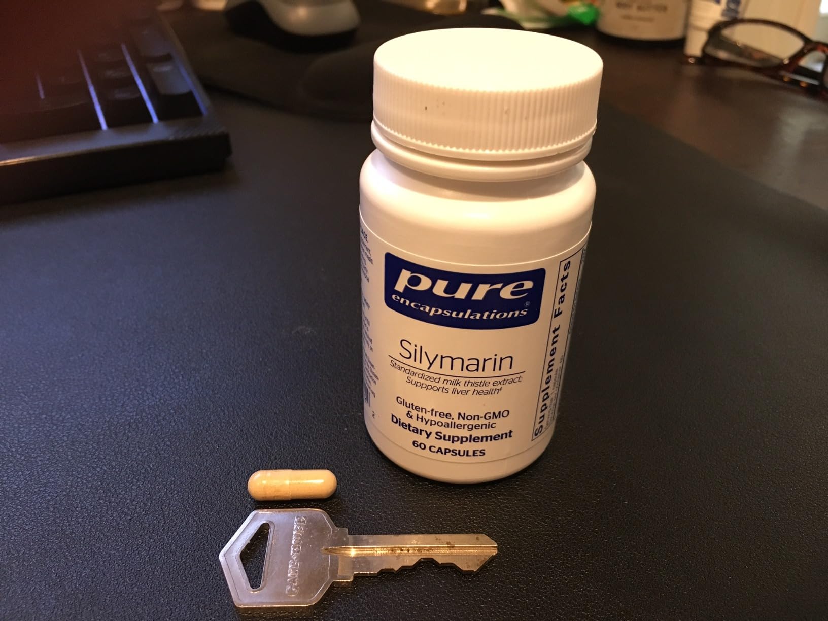 Pure Encapsulations Silymarin - 250 mg Milk Thistle Per Capsule - Liver Health Support - Antioxidants Supplement - Non-GMO & Vegan - 120 Capsules customer photo 1