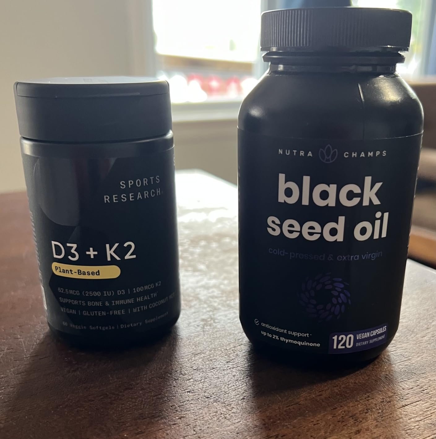 NutraChamps Black Seed Oil Organic Cold Pressed | 120 Vegan Softgel | Virgin Nigella Sativa Pills with Vitamin E & Thymoquinone | Rich in Omega 3 6 9 | Unrefined Black Cumin Seed Oil Capsules customer photo 1