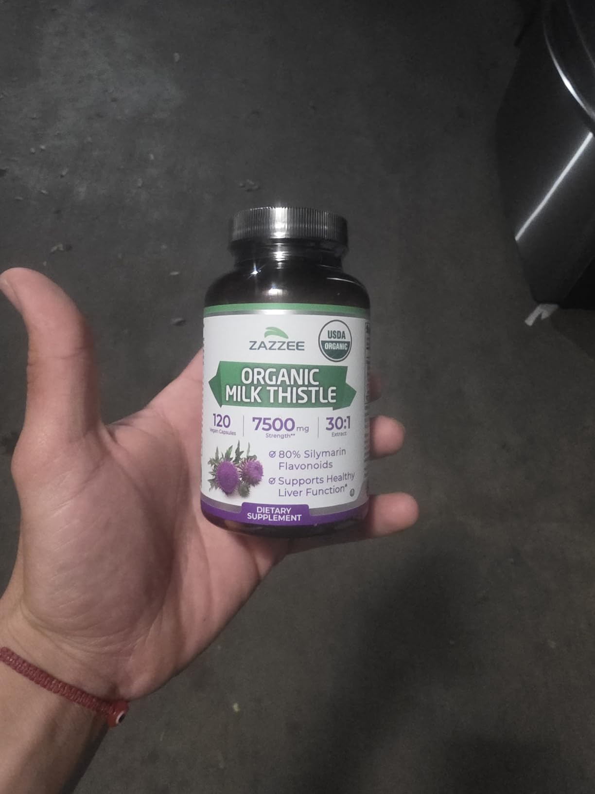 Zazzee USDA Organic Milk Thistle 30:1 Extract, 80% Silymarin, 120 Vegan Capsules, 4 Month Supply, Certified Kosher, High Potency Liver & Antioxidant Support, Silybum Marianum, Non-GMO, Made in the USA customer photo 2