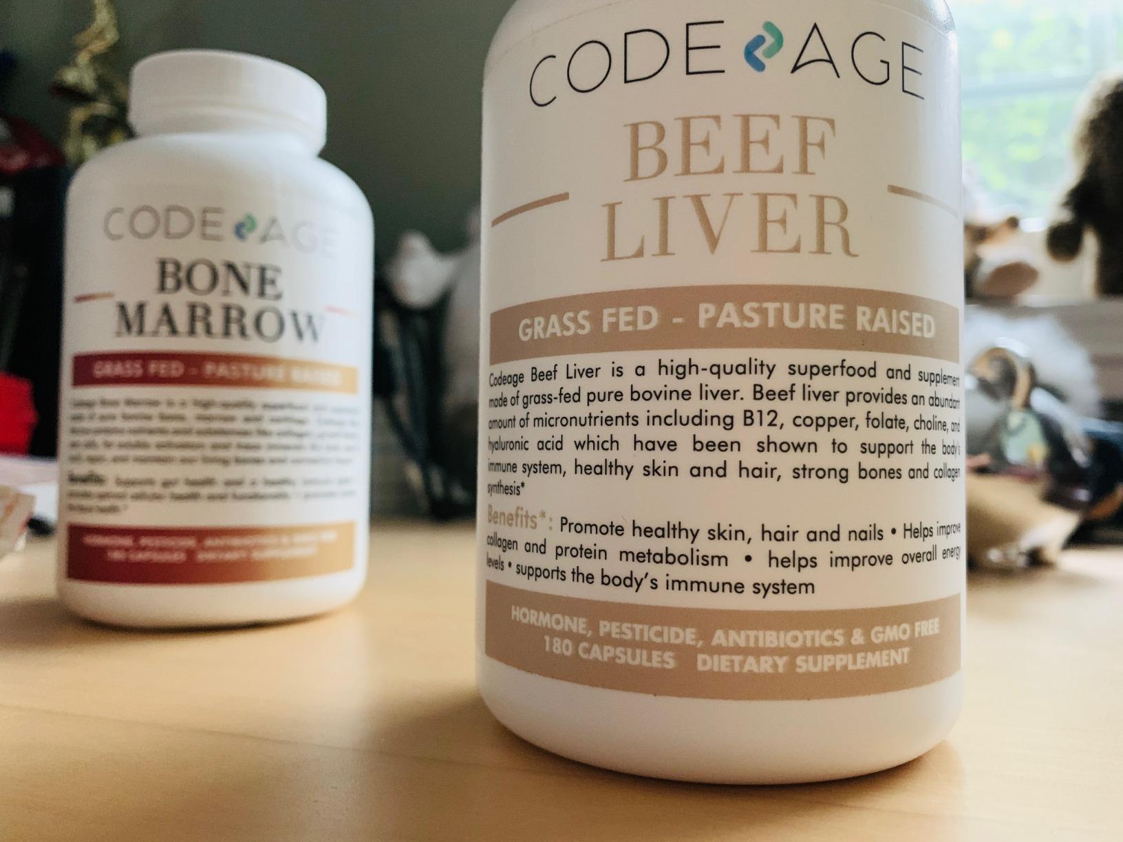 Codeage Grass Fed Beef Liver Supplement Superfood, Freeze Dried, Non-Defatted, Desiccated Glandulars Bovine Pills, Pasture Raised Beef Vitamins, Non-GMO Liver Meat, 180 Capsules customer photo 2