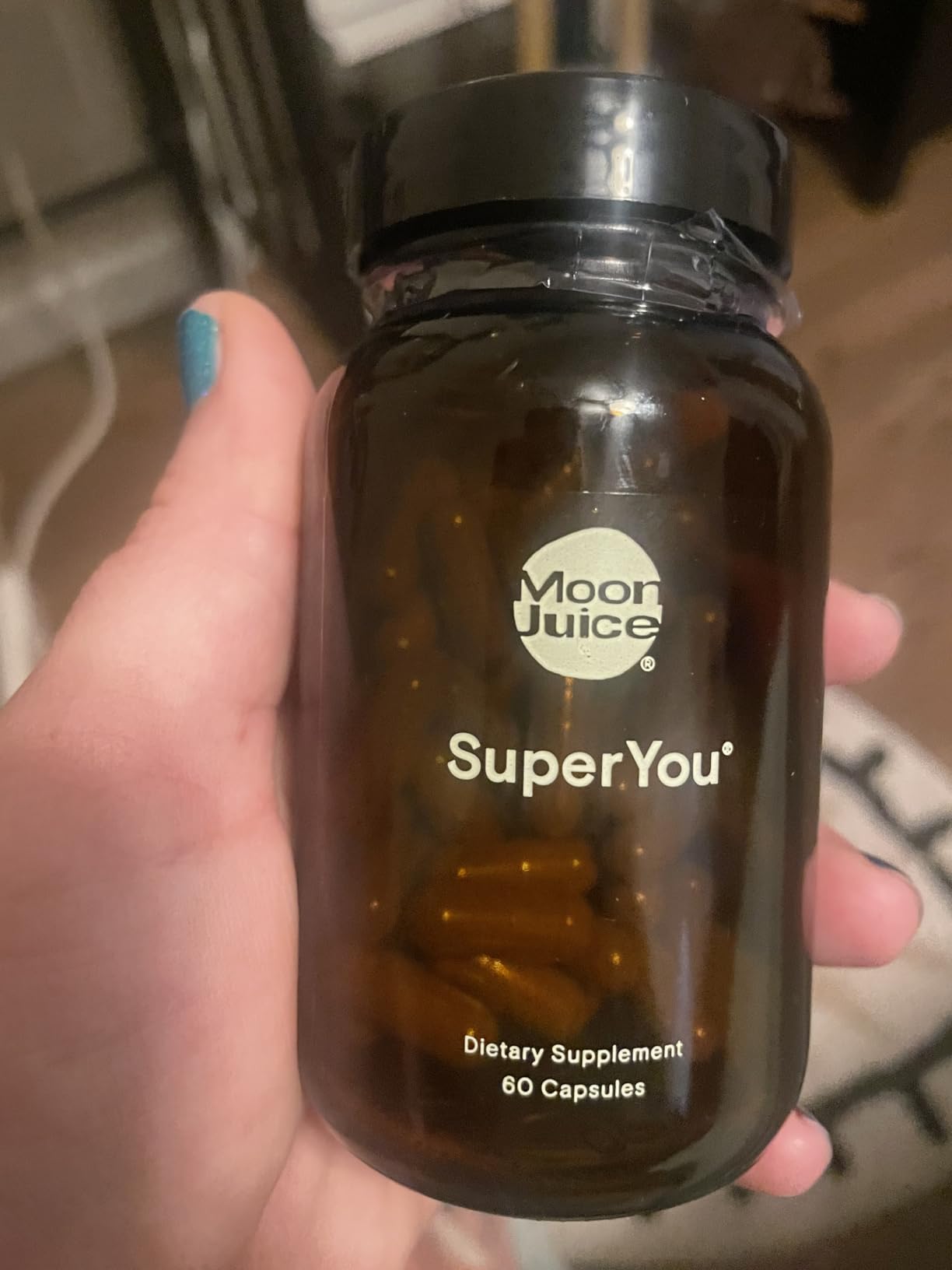 Moon Juice SuperYou Ashwagandha Supplements with Rhodiola, Shatavari & Amla - Cortisol Reducer for Energy, Mood, Focus and Stress Support, Vegan, Non-GMO & 100% Traceable, 60 Capsules, 30 Servings customer photo 1