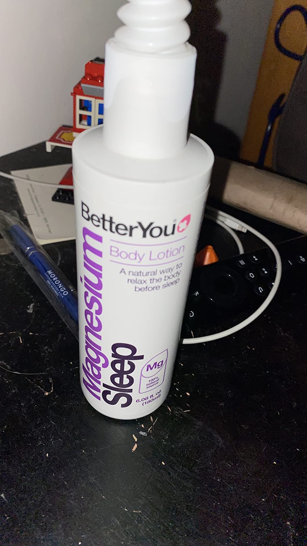BetterYou Magnesium Sleep Body Lotion - Relaxing Body Lotion - Magnesium Body Cream with Lavender and Chamomile Blend - Sore Muscle Relief - 6.08 oz customer photo 1