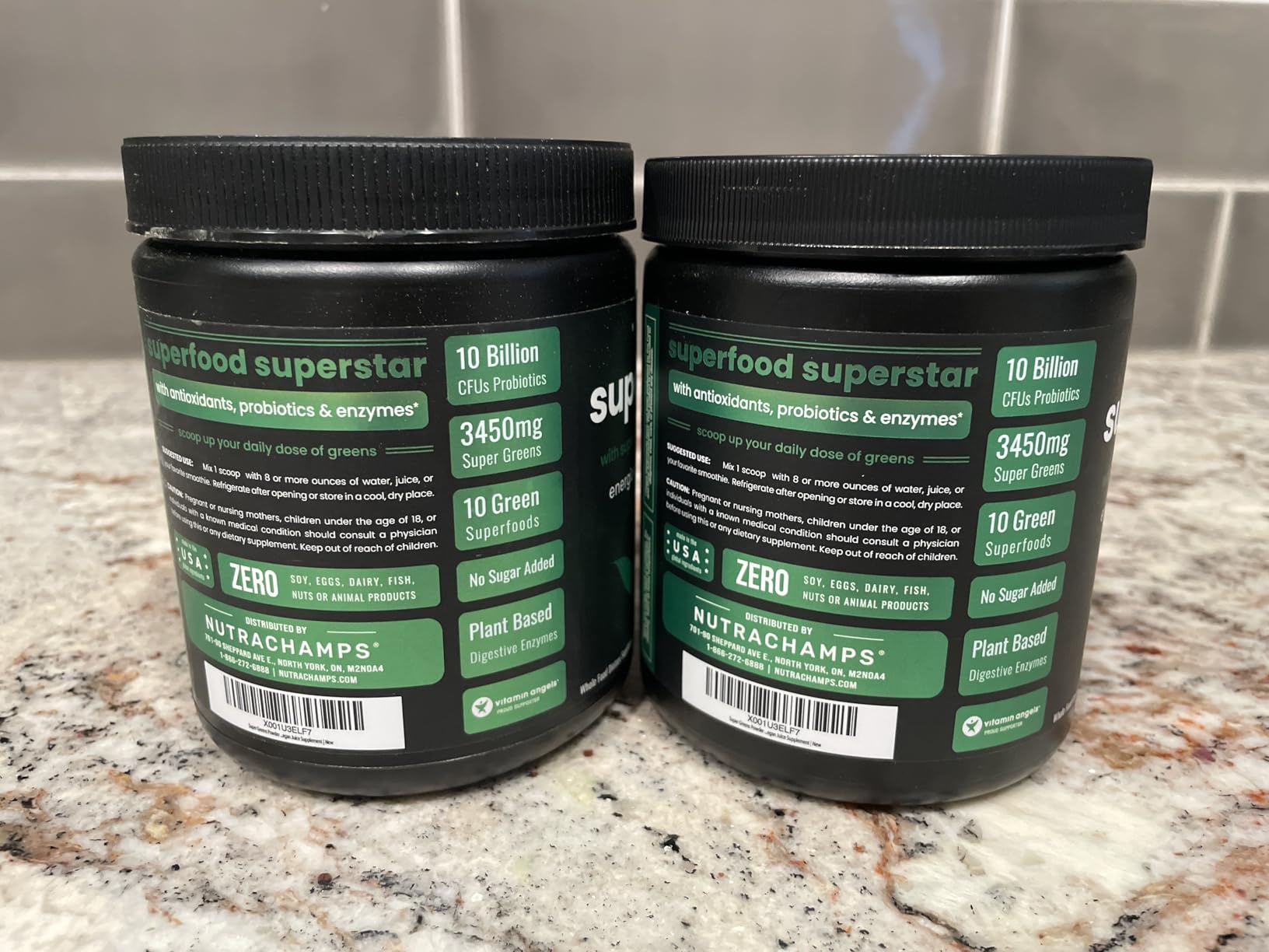 SuperGreens Powder, 40+ Organic Superfoods, Probiotics & Enzymes for Energy, Digestion, Gut Health & Bloating | Organic Fruit & Veggie Drink Mix, Daily Green Juice Smoothie Blend, Spinach, Noni Plus customer photo 2