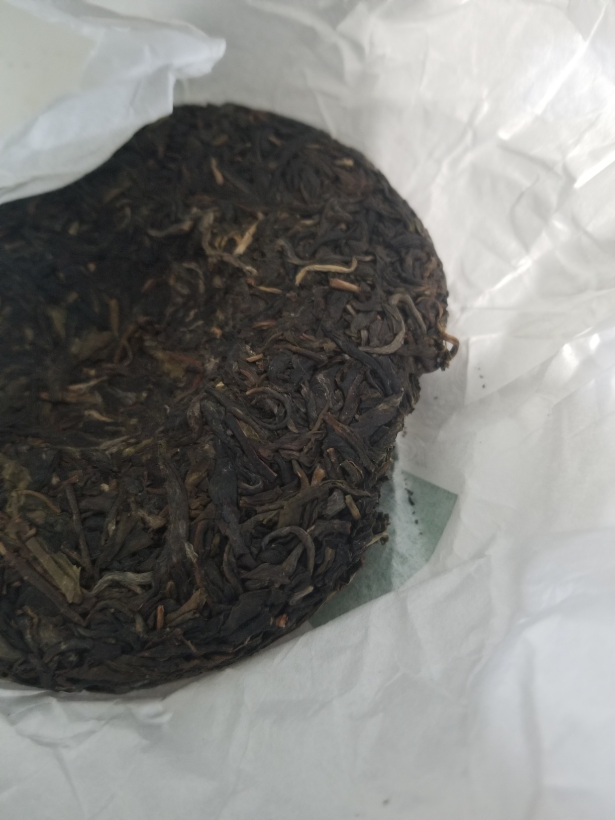 TAETEA 7542 Classic Raw Pu-erh Tea, Aged Fermented Raw Puerh Tea Cake, Chinese Sheng Pu'er Black Tea for Daily Drink and Gift 150g / 5.29oz customer photo 1