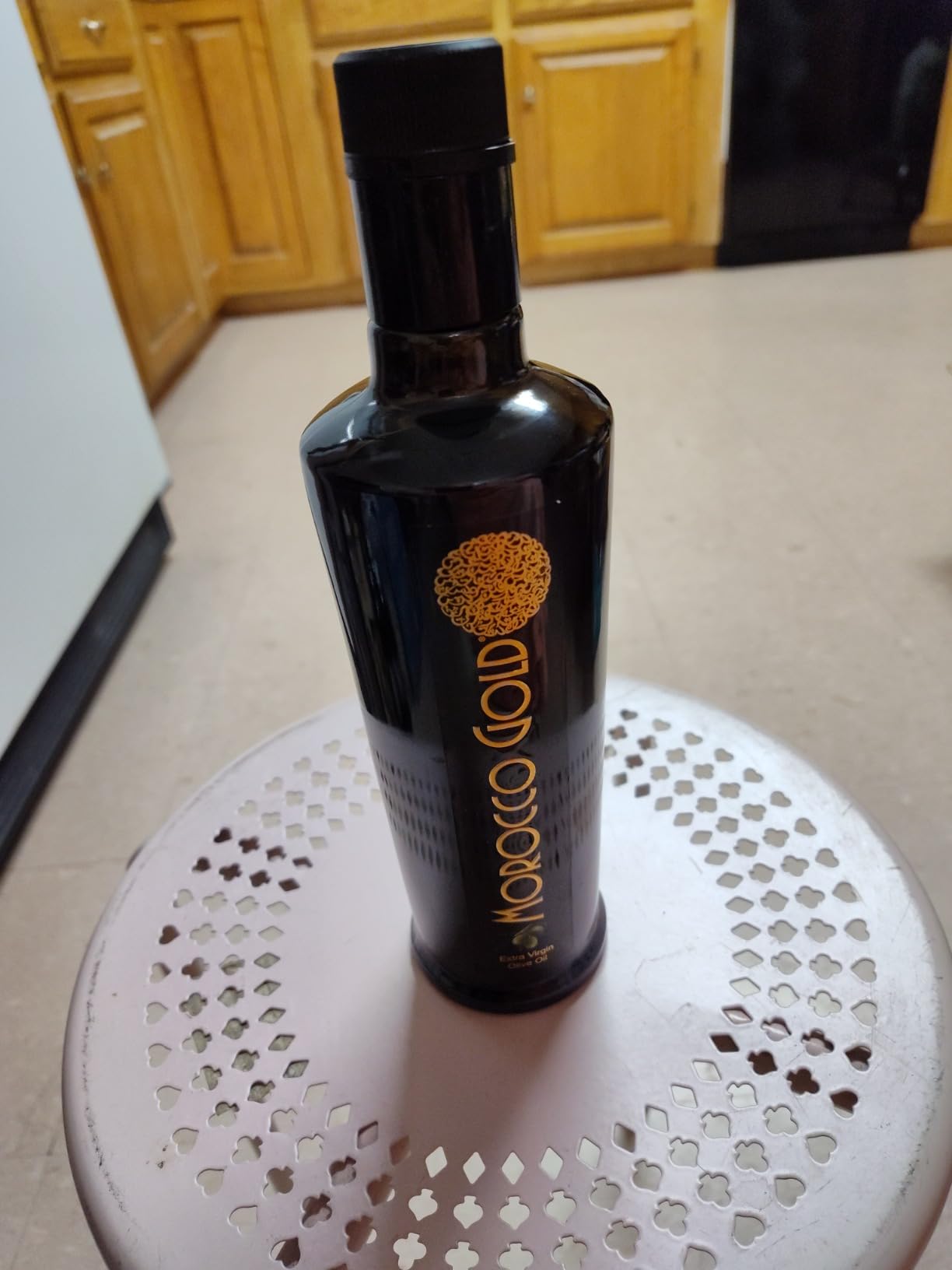 Morocco Gold Early Harvest Extra Virgin Olive Oil - Cold Pressed - Polyphenol Rich 652mg/kg EVOO Fresh Harvest Pure and Natural. 500ml/17 Fl Oz customer photo 1