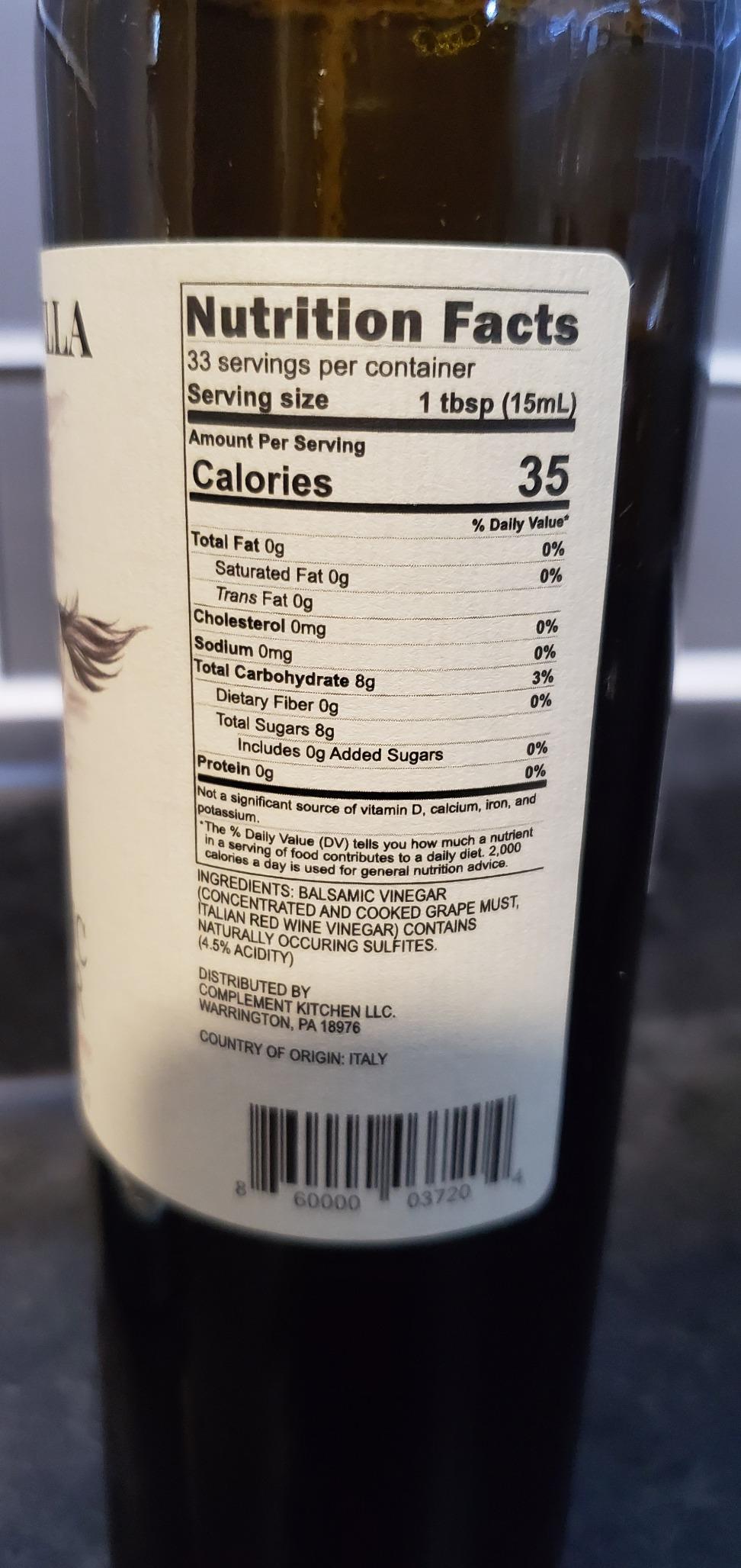 Blazing Bella Barrel Aged Balsamic Vinegar of Modena, Italy - Thick, Rich & Naturally Sweet - Premium Traditional Italian Balsamic for Everyday Use - 16.9 fl oz (500ml) customer photo 1