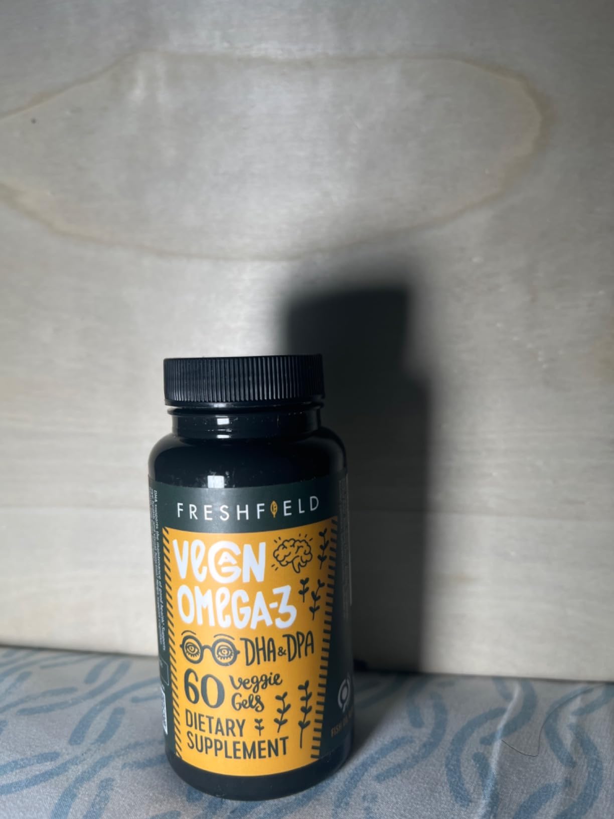 Freshfield Vegan Omega 3, Algae (Algal) Oil, Fish Oil Free Company, Third Party Tested, Carrageenan Free, DHA Supplement w/DPA, Plant Based Omega. Supports Heart, Brain, Joint Health customer photo 2