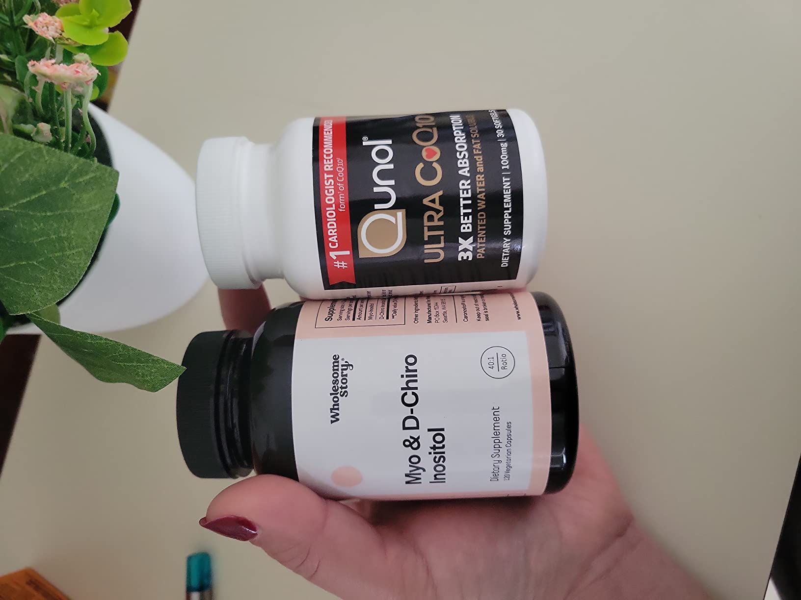 Wholesome Story Myo-Inositol & D-Chiro Inositol Supplement for Women | Fertility Supplements for Hormonal Balance & Ovarian Health Support | Myoinositol | Ideal 40:1 Ratio | 30 Servings customer photo 1