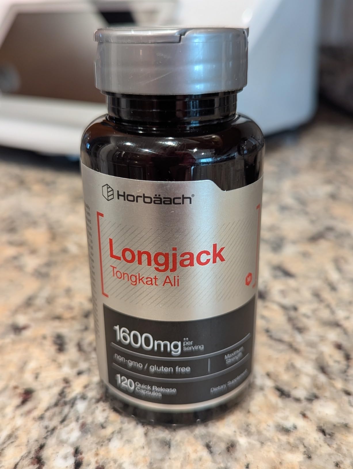 Horbaach Longjack Tongkat Ali for Men and Women | 120 Capsules | Extract Supplement | Maximum Strength Pills | Eurycoma Longifolia | Non-GMO and Gluten Free customer photo 1