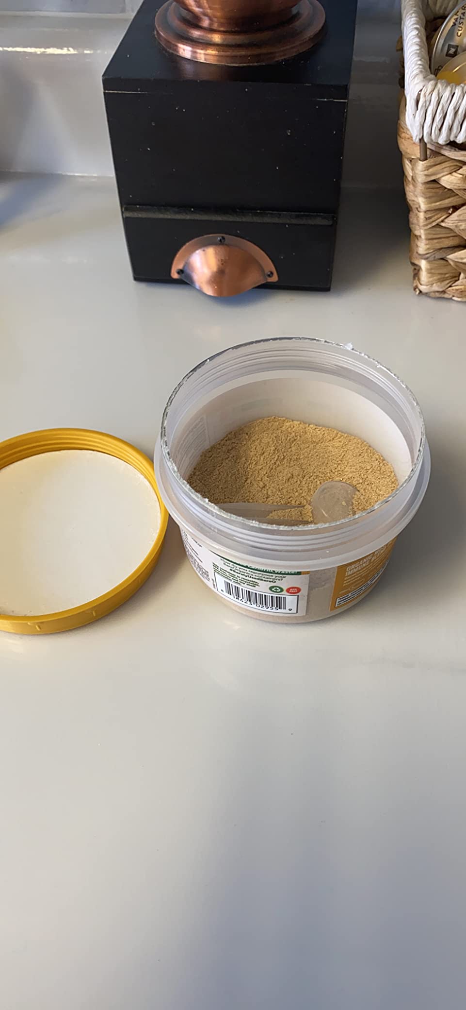 BareOrganics Mushroom Memory Blend Powder - Organic Superfood Mushroom Supplement with Lion's Mane, Reishi, Maitake & Turkey Tail, Vegan Adaptogenic Powder - 4 oz customer photo 2