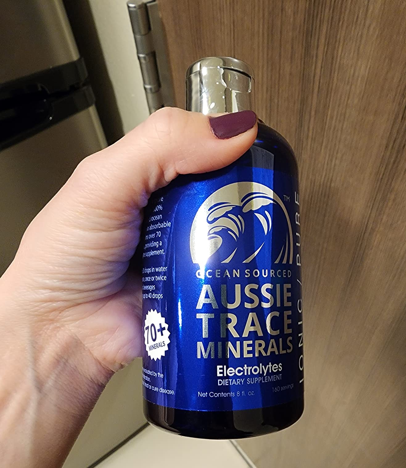 Magnesium Rich, Low Sodium, Complete Electrolyte Drops for Hydration, Energy & Recovery - 8oz / 240ml Liquid Supplement - Vegan, Keto Friendly customer photo 1