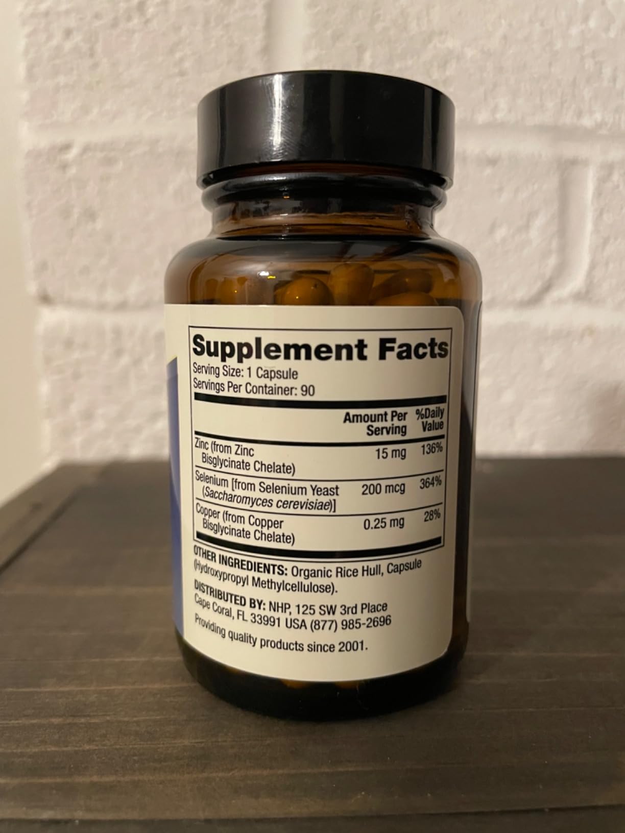 Dr. Mercola Zinc Plus Selenium - Mineral Blend Supplement for Immune, Brain & Respiratory Support - 90 Capsules customer photo 1